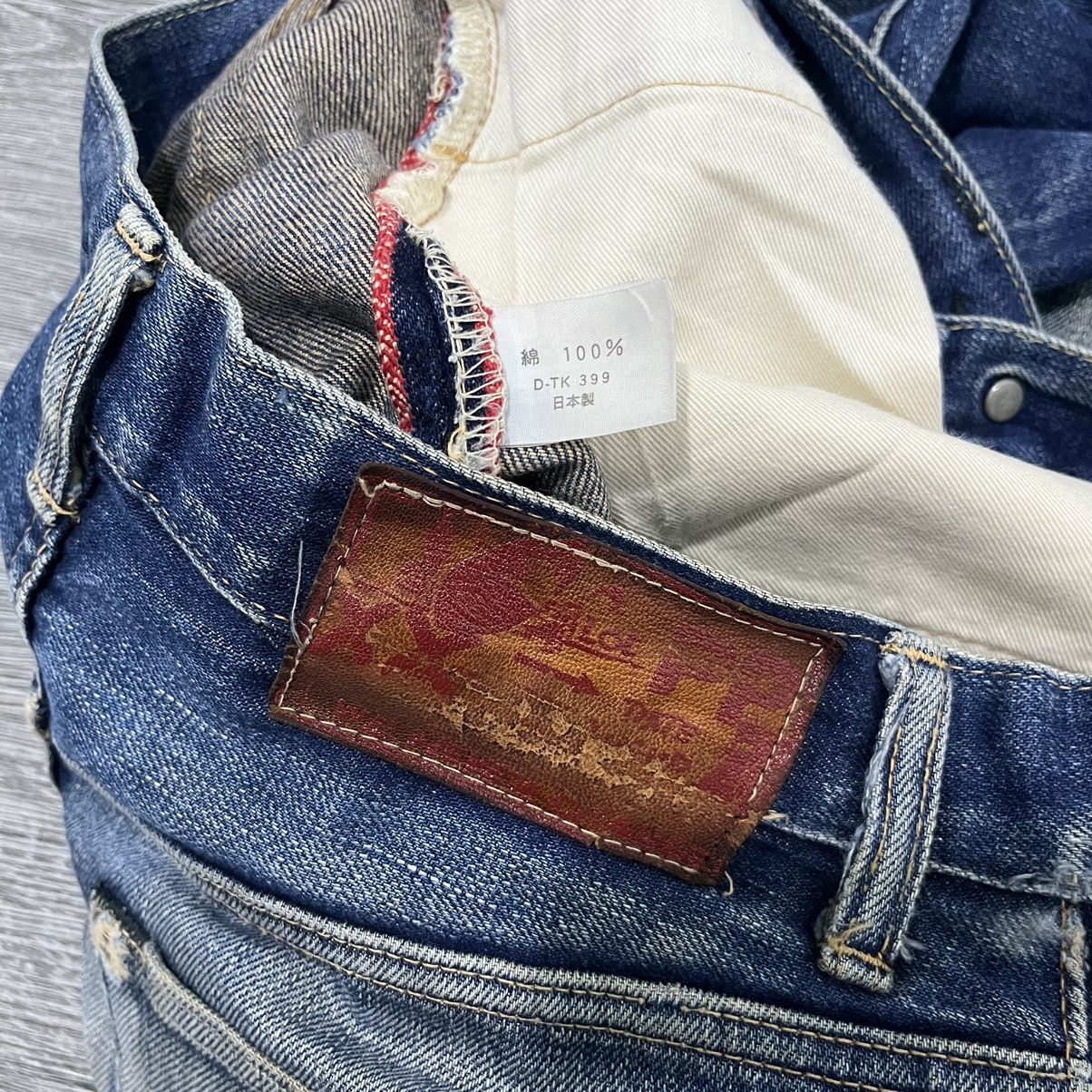 HOLLYWOOD RANCH MARKET 90s Iron H.K Market Selvedge Denim Pant Size US 31 - 16 Thumbnail