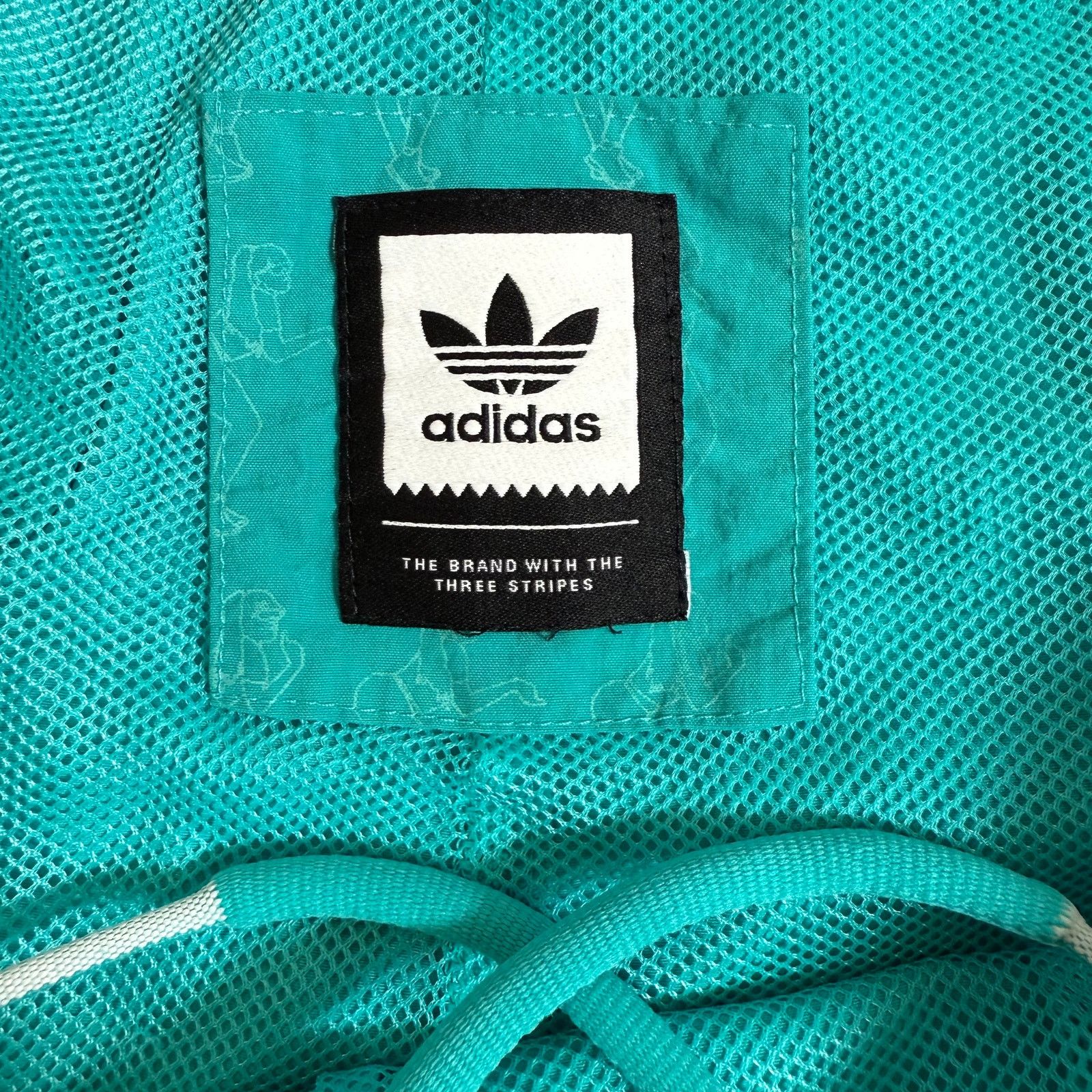 Adidas Adidas Skateboarding 2018 Teal Mesh Shorts XL Street Trefoil Size US 36 / EU 52 - 4 Thumbnail