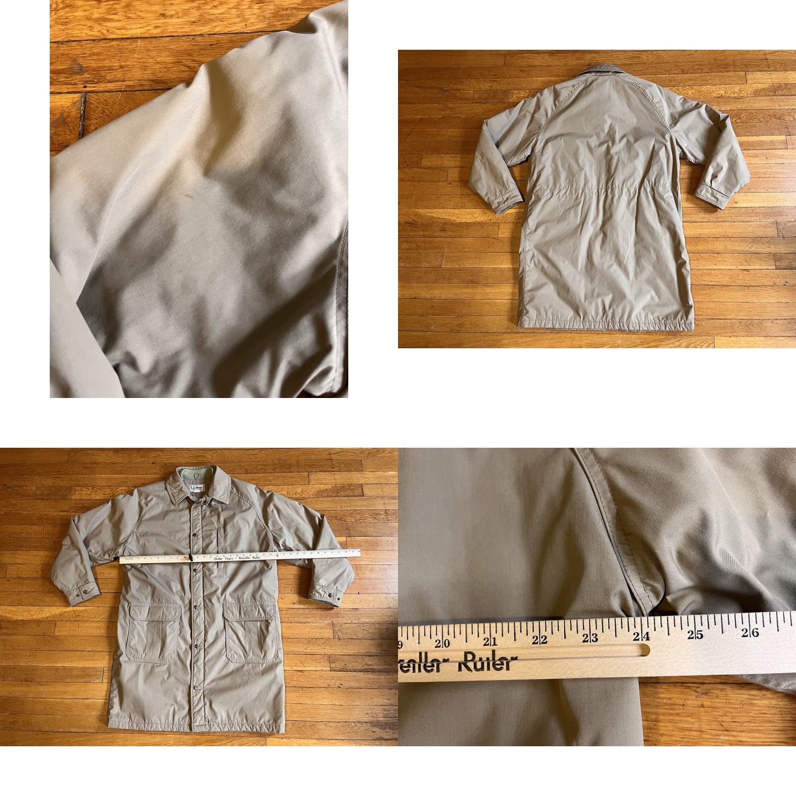Vintage VINTAGE L.L. Bean Coat Chore Long Wool L Beige Men’s Large 90s Jackets & Coats Size US L / EU 52-54 / 3 - 8 Thumbnail
