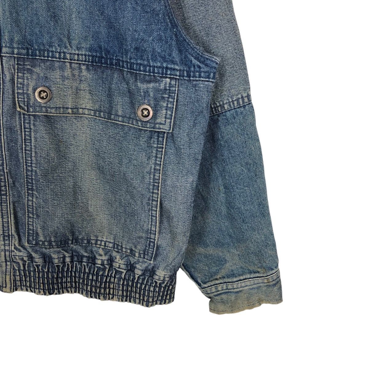 Japanese Brand 🔥VINTAGE BOMBER DENIM JACKET JAPAN ISSEY MIYAKE DESIGN Size US M / EU 48-50 / 2 - 4 Thumbnail