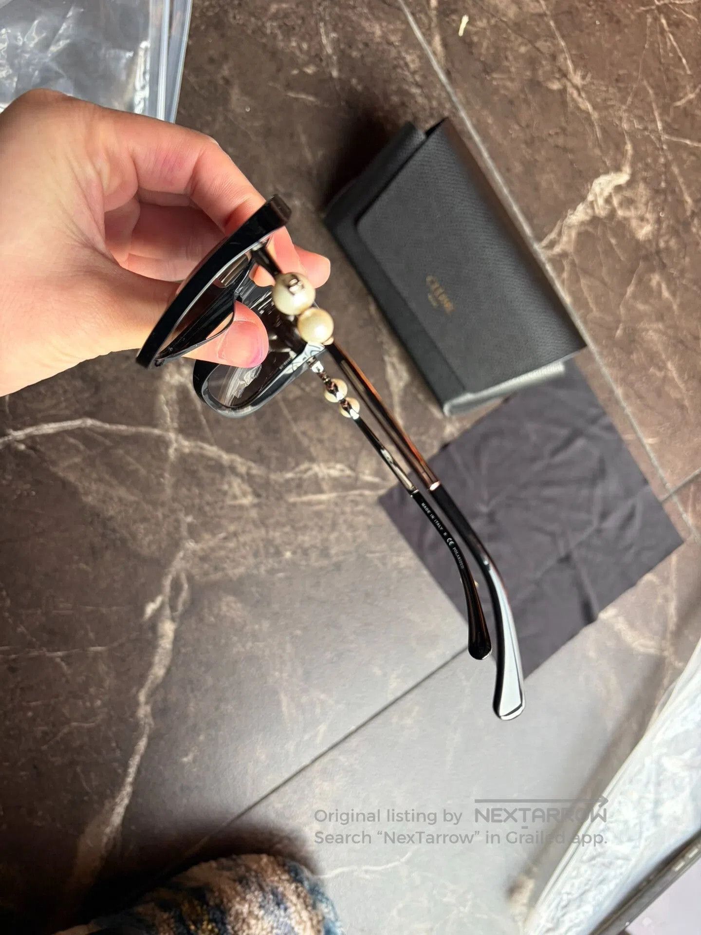 Chanel Chanel Pearl Butterfly Sunglasses 5339. Size ONE SIZE - 4 Thumbnail