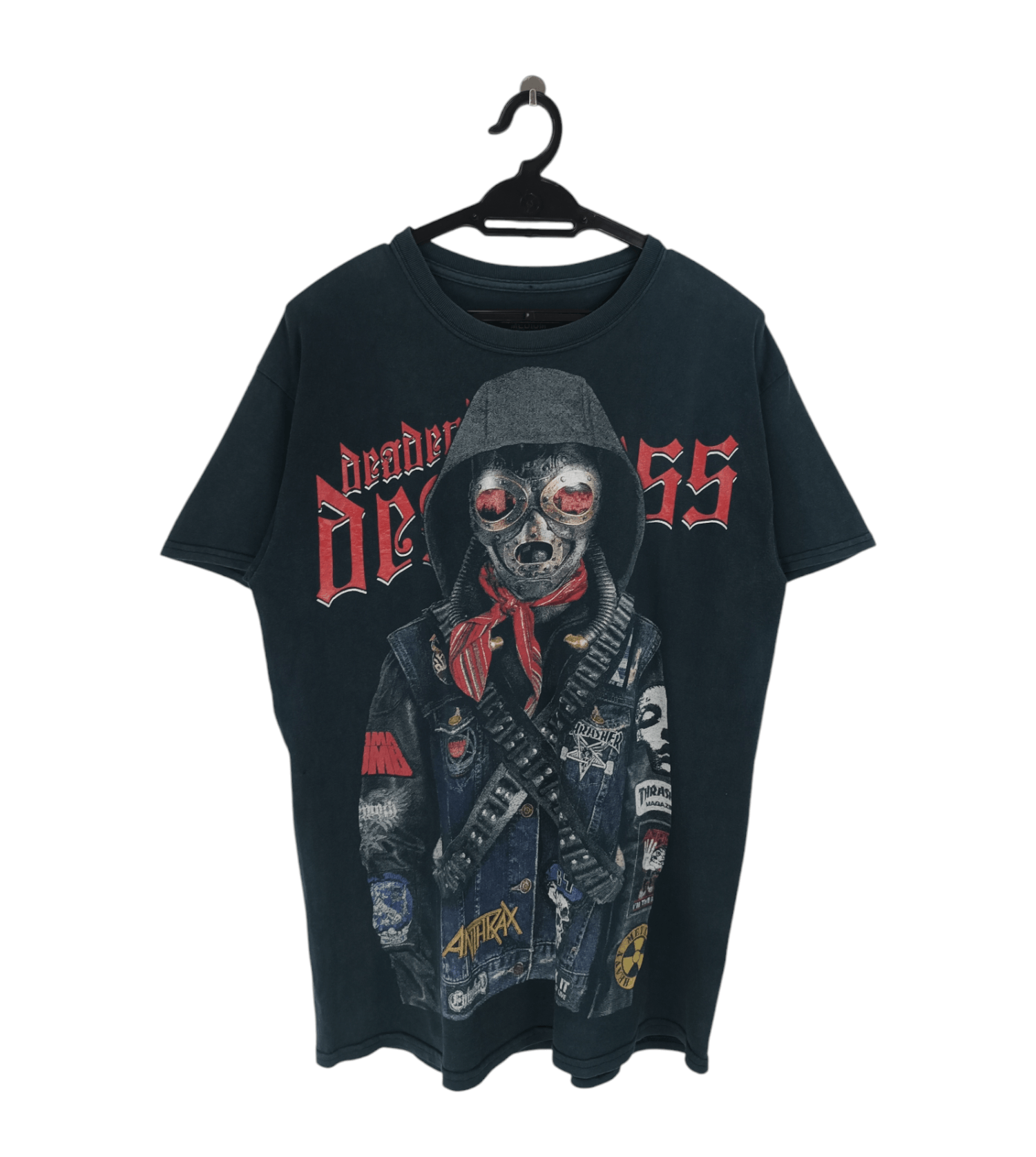 Vintage VINTAGE DEADEND DEATHLESS PUNK METAL MASK ROCK TEE Size US M / EU 48-50 / 2 - 1 Thumbnail