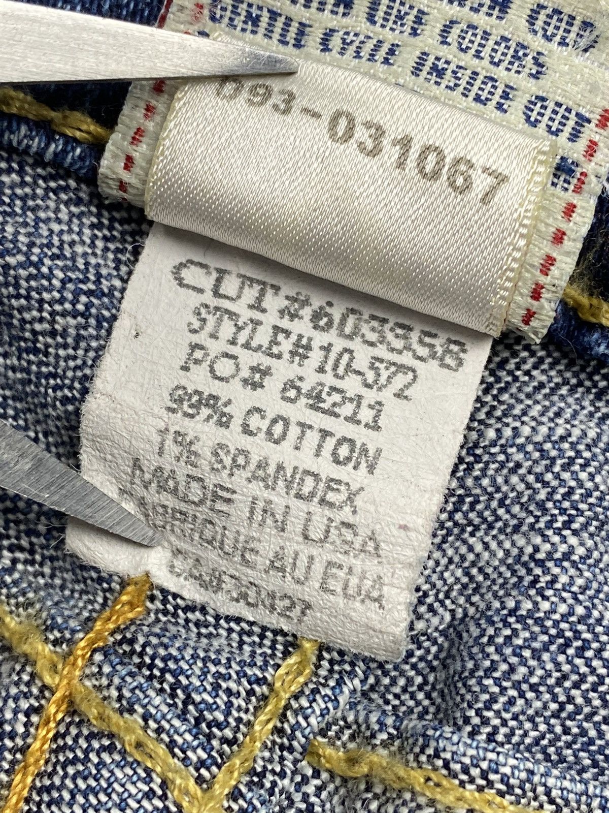 Japanese Brand × True Religion × Vintage Vintage True Religion Y2K Made in USA Jeans Size 29 Size 29" - 16 Thumbnail