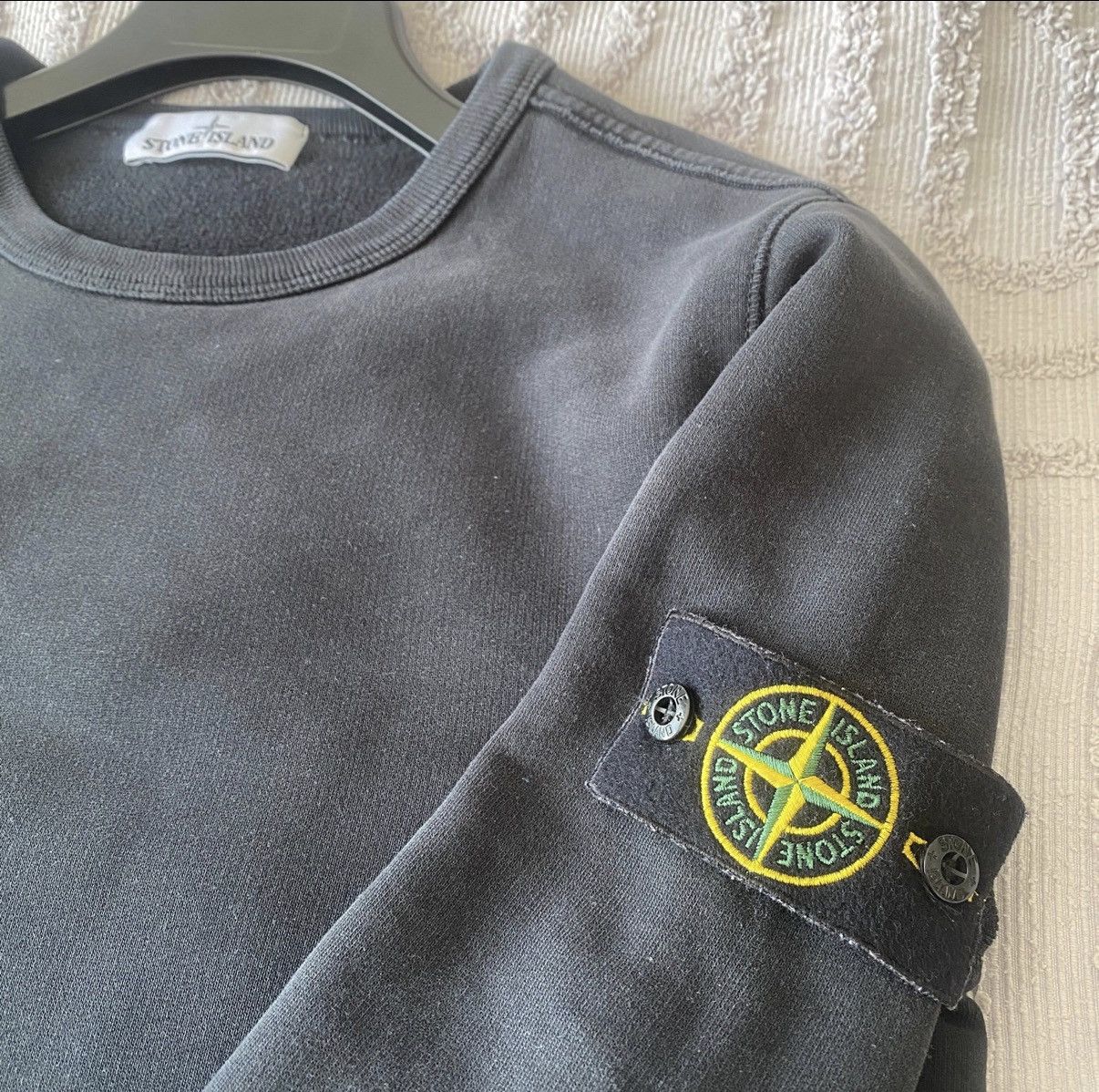 Stone Island Stone Island Compass-badge Sweatshirt Grey Size US S / EU 44-46 / 1 - 1 Thumbnail