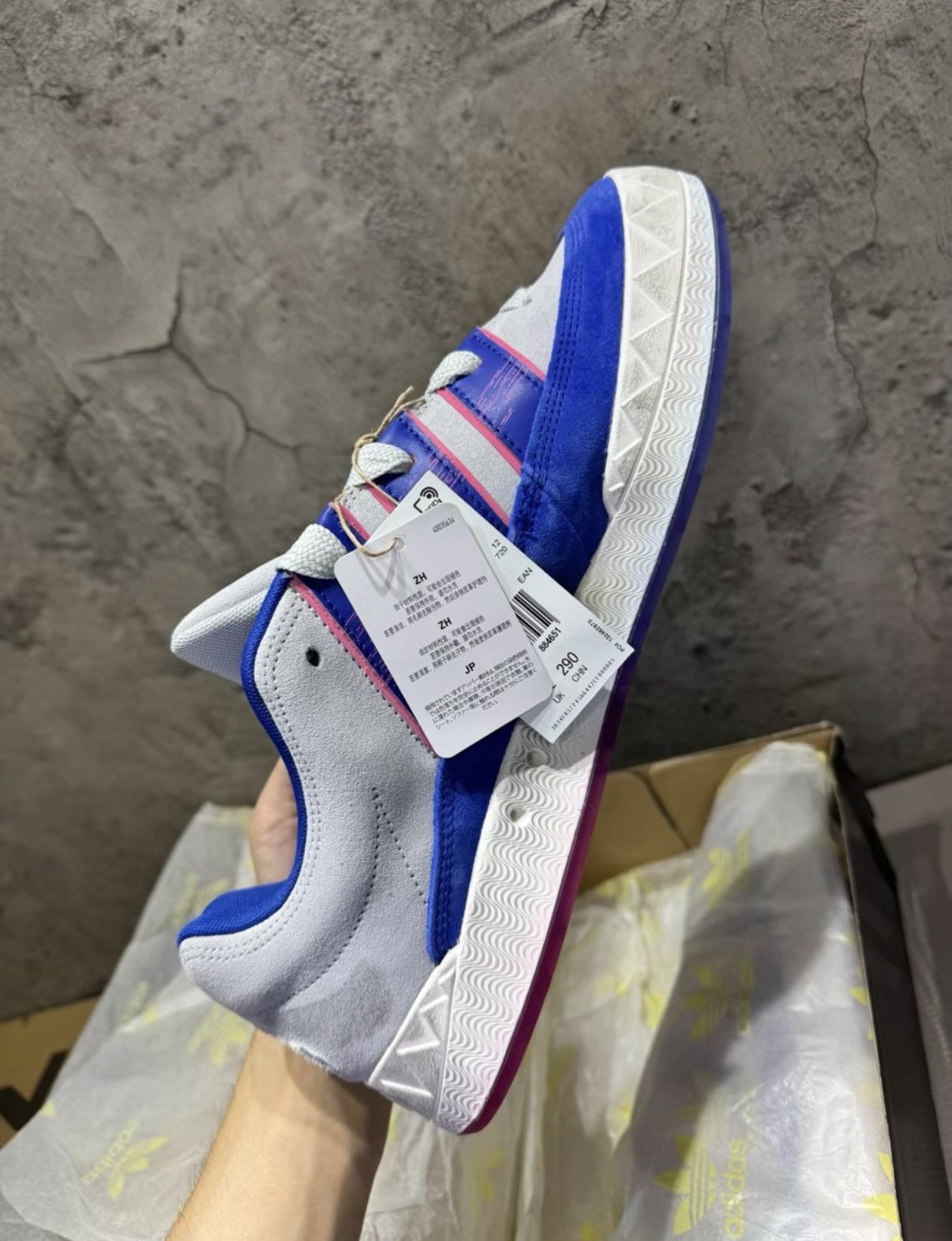 Adidas Adidas x AVENUE&SON Adimatic Shark Sneakers K37 Size US 13 / EU 46 - 3 Thumbnail