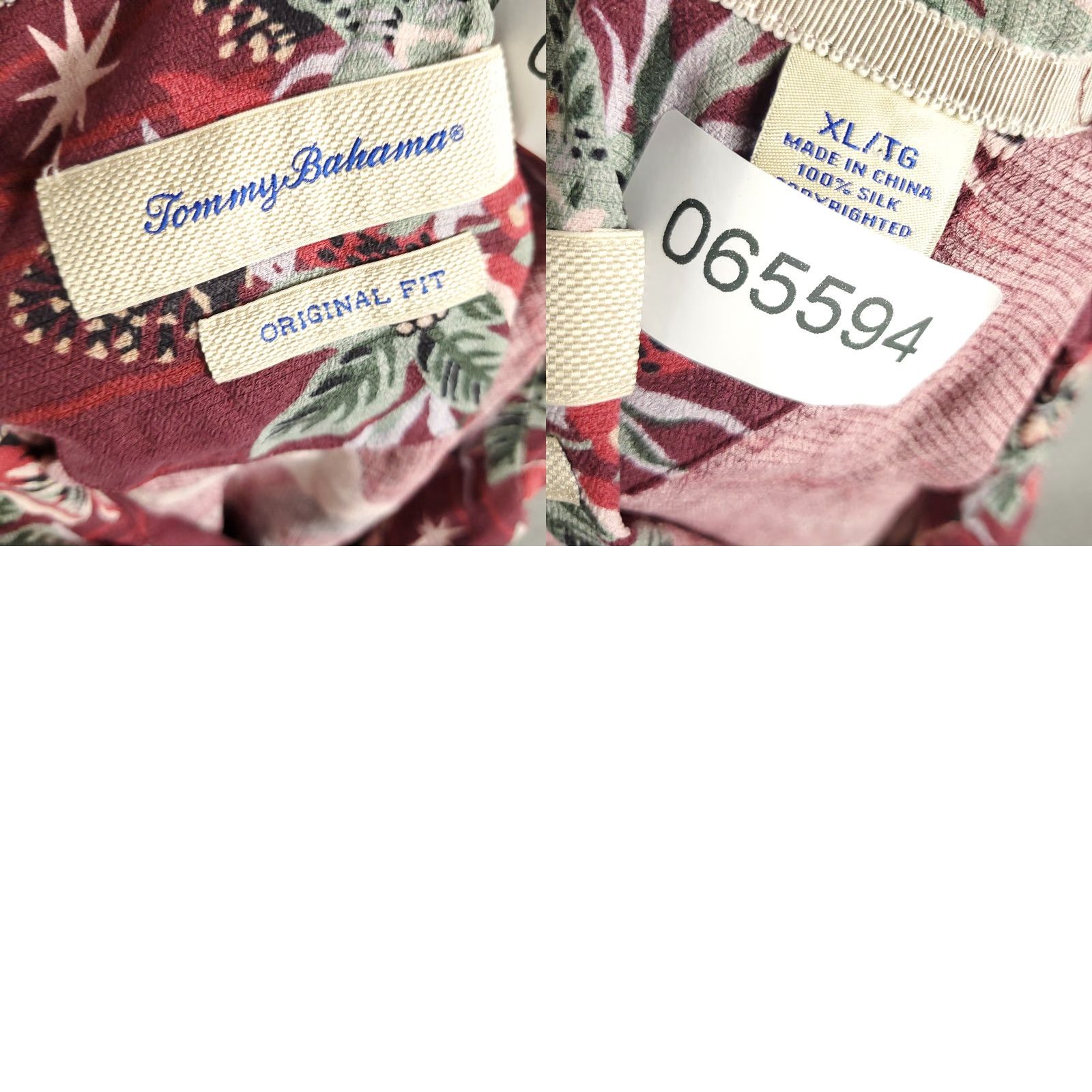 Tommy Bahama Tommy Bahama Shirt Mens XL Red Christmas Print Hawaiian Button Up Short Sleeve Classic Aloha Beach Size US XL / EU 56 / 4 - 8 Thumbnail