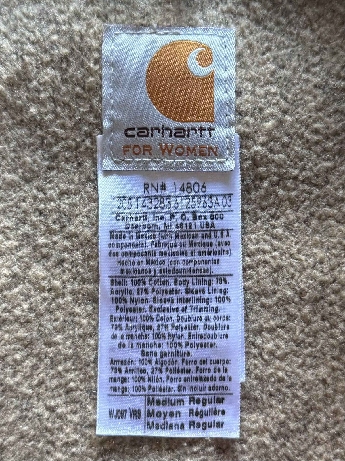 Carhartt WJ097 VRS Carhartt Detroit Jacket Size US M / EU 48-50 / 2 - 4 Thumbnail