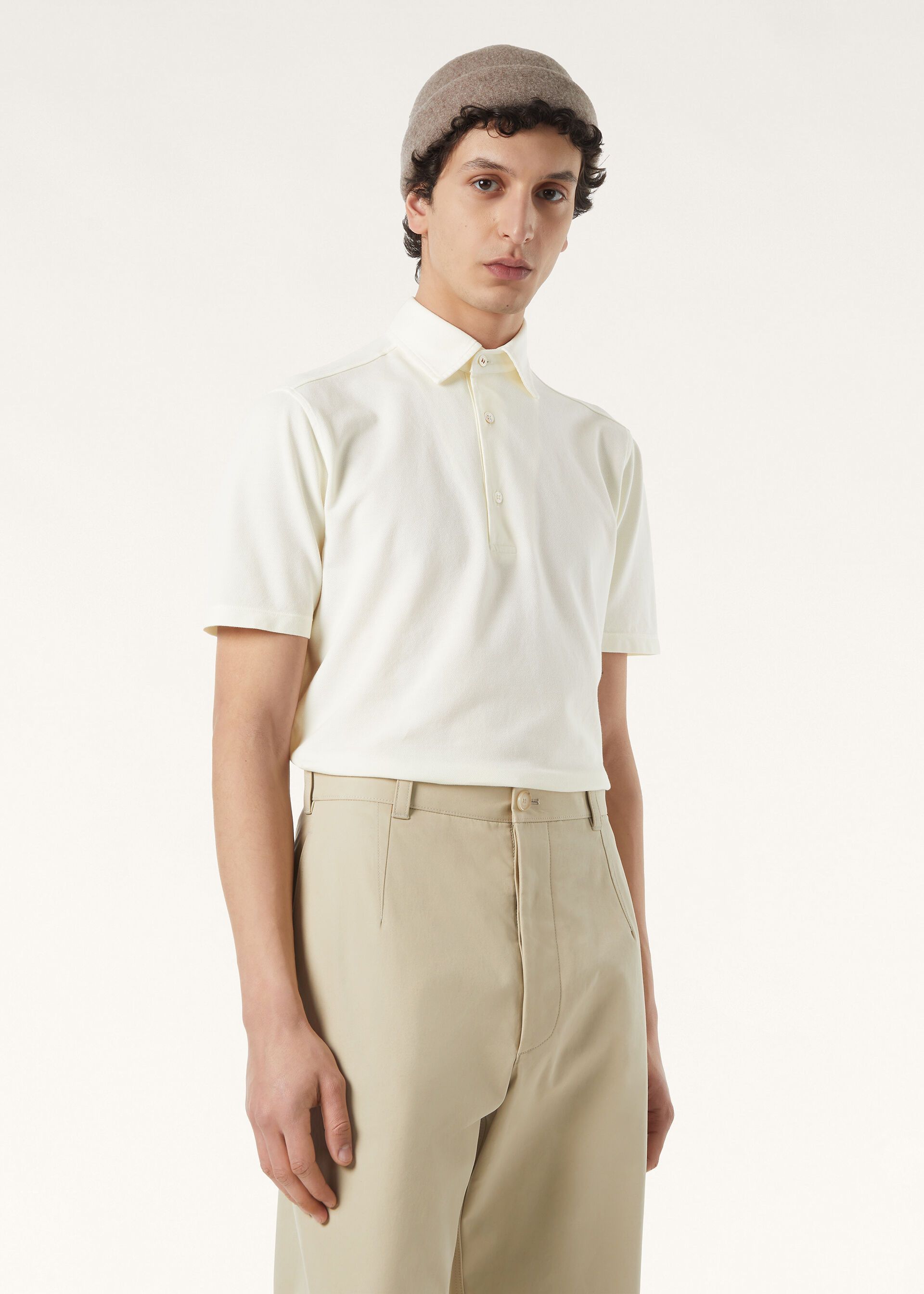 Loro Piana os11x0226 FAP9959 Brenna Polo Shirt in Quiet Horizon Size US S / EU 44-46 / 1 - 4 Thumbnail