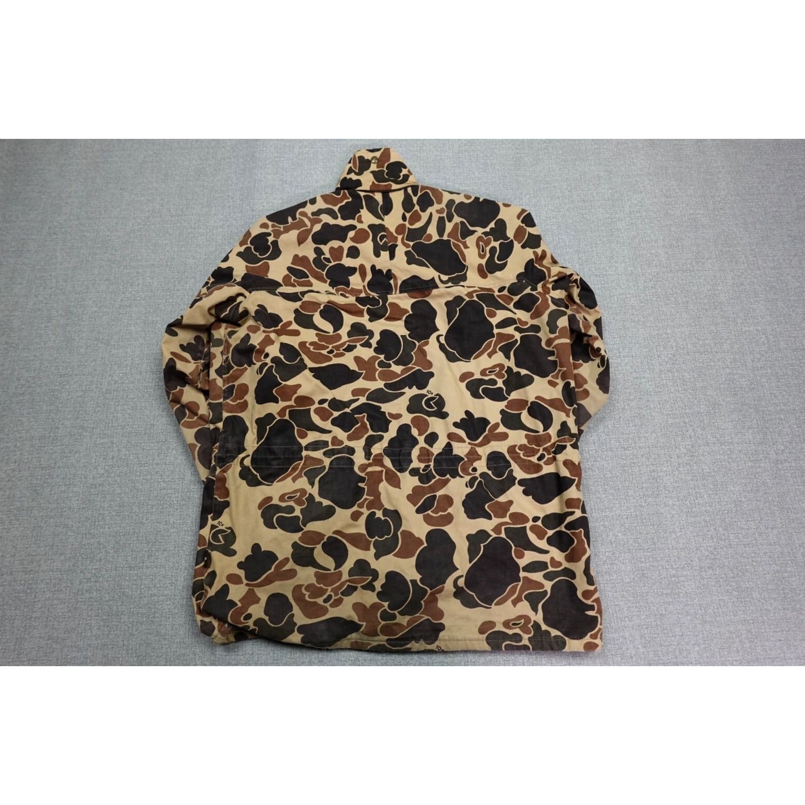 Vintage VINTAGE 10X Jacket Camouflage Brown Mid-Length Full Zip Pockets Outdoor Hunting Men M Black? Size US M / EU 48-50 / 2 - 4 Thumbnail