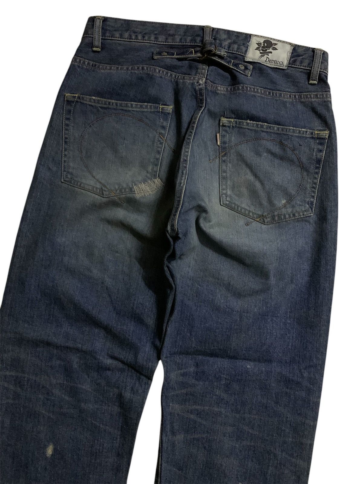 Hysteric Glamour 💥Vtg Devilock Japan Buckle Back Denim Size US 31 - 1 Thumbnail