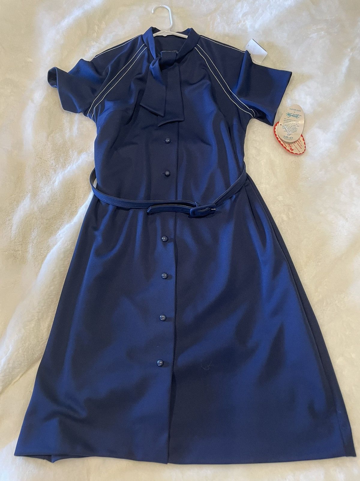 Vintage Vintage Wynette Dress Size L / US 10 / IT 46 - 3 Thumbnail
