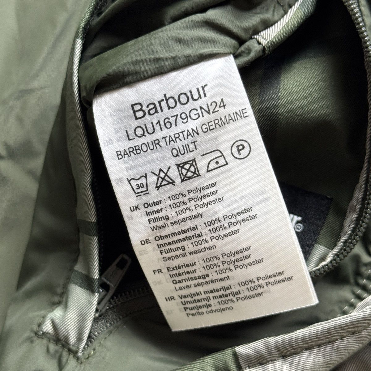 Barbour Barbour - Tartan Germain Quilted Puffer - Jacket Size M / US 6-8 / IT 42-44 - 15 Thumbnail