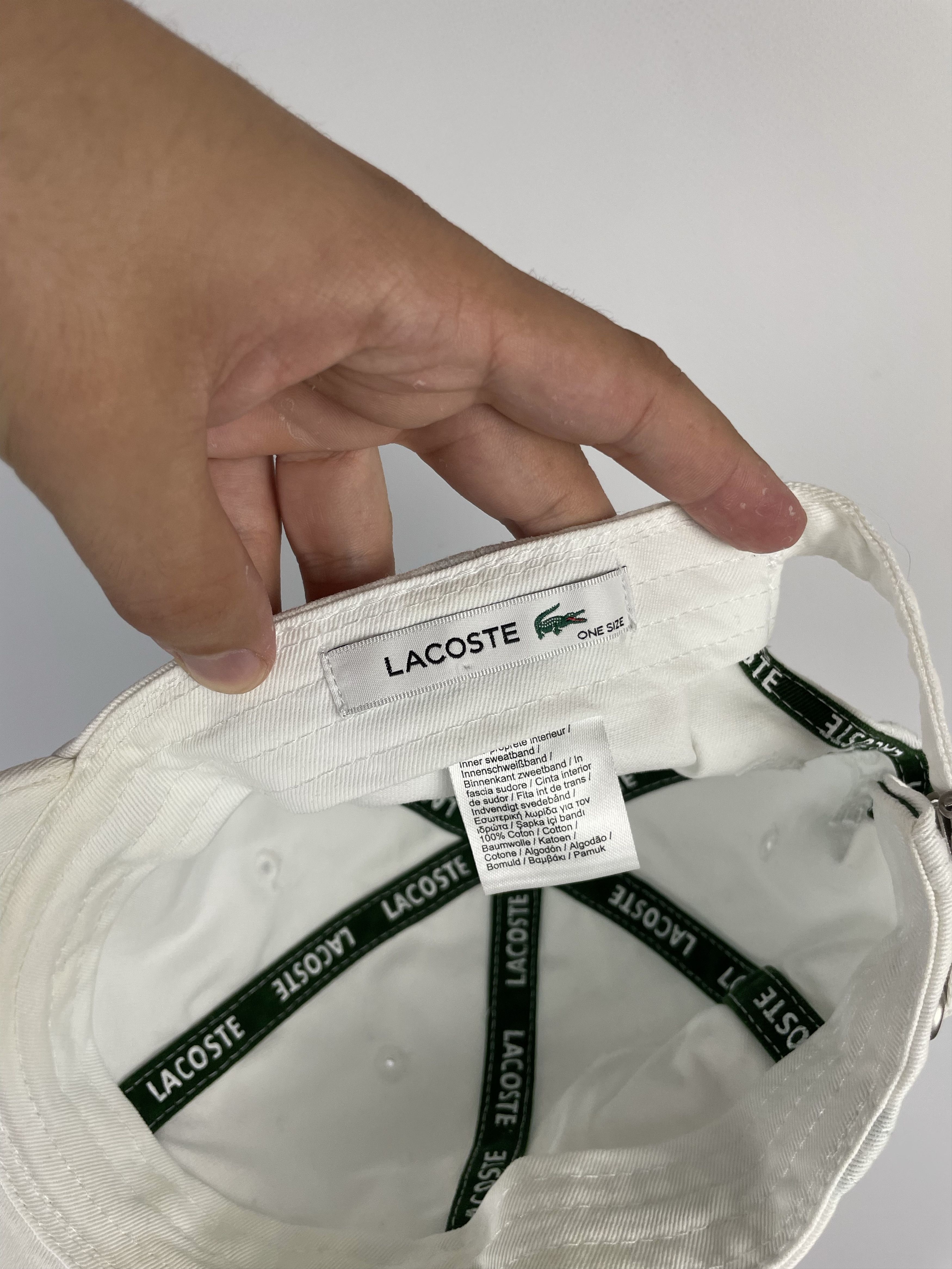 Lacoste Vintage Lacoste Cap Size ONE SIZE - 9 Thumbnail