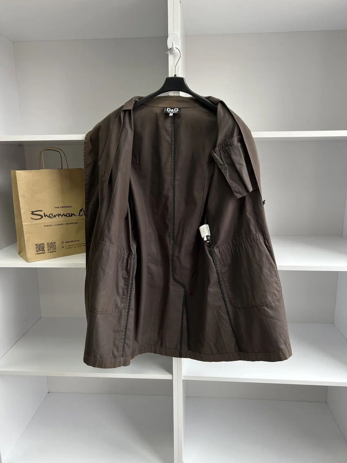 Dolce & Gabbana × Vintage Vintage Dolce Gabbana brown archival trench coat Size US M / EU 48-50 / 2 - 11 Thumbnail