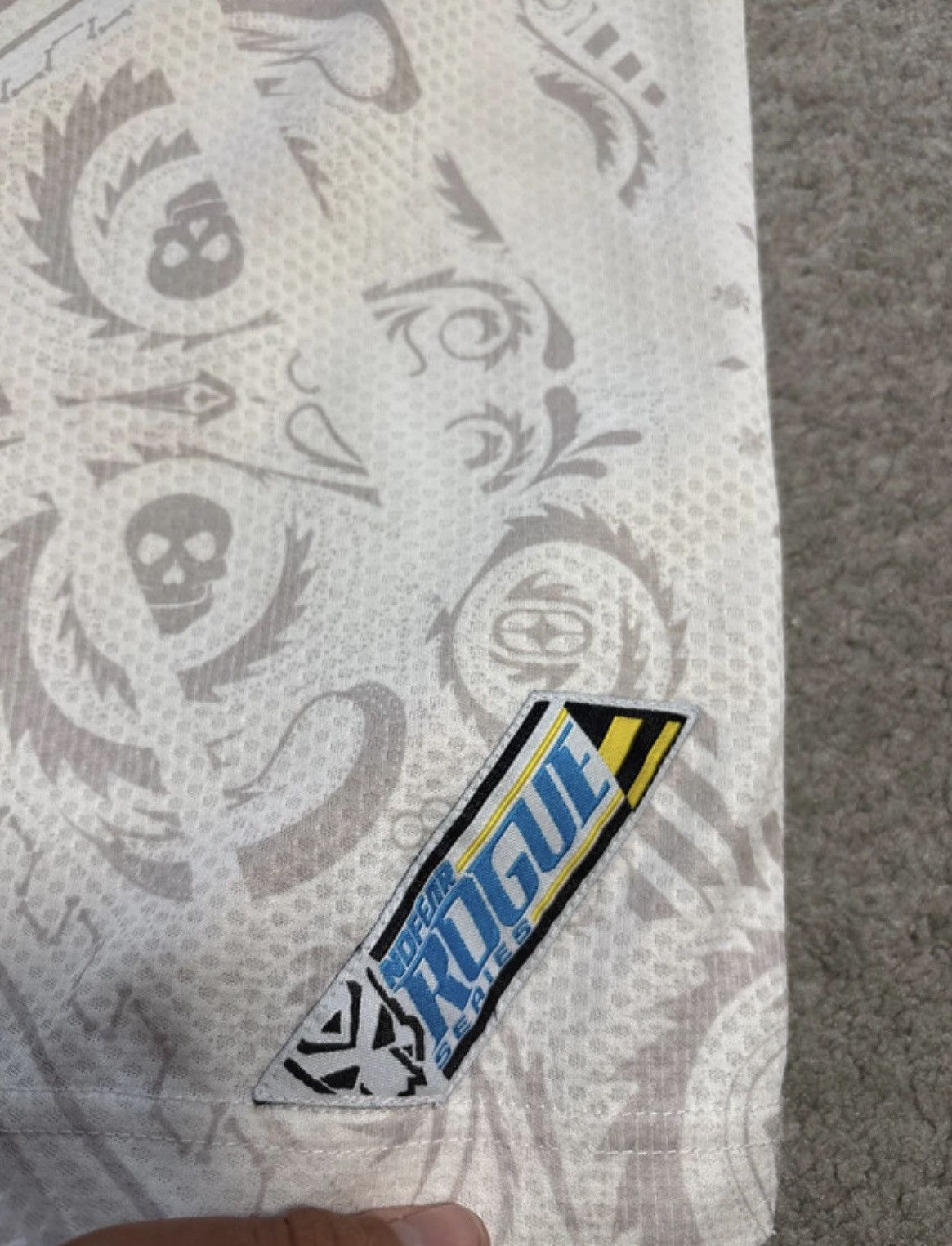 No Fear No Fear Rogue White Bandana rare size (White and purple) Size US XXL / EU 58 / 5 - 2 Thumbnail
