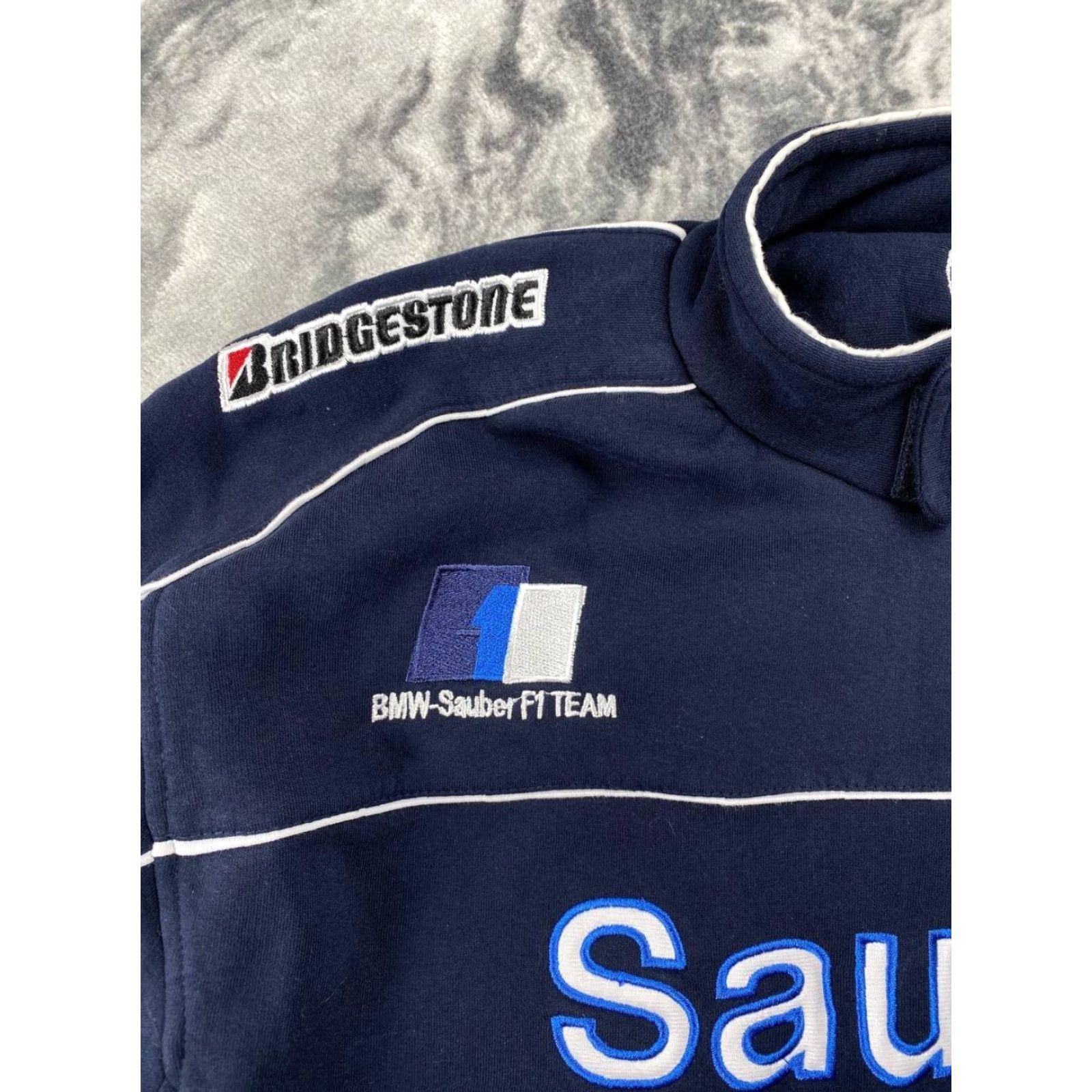 BMW VINTAGE BMW Sauber F1 Racing Full Zip Jacket Men XL Blue Size US XL / EU 56 / 4 - 5 Thumbnail