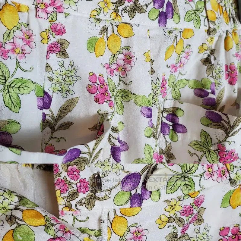 Dior Dior Summer Floral Print Casual Pants . Size 23" - 8 Thumbnail