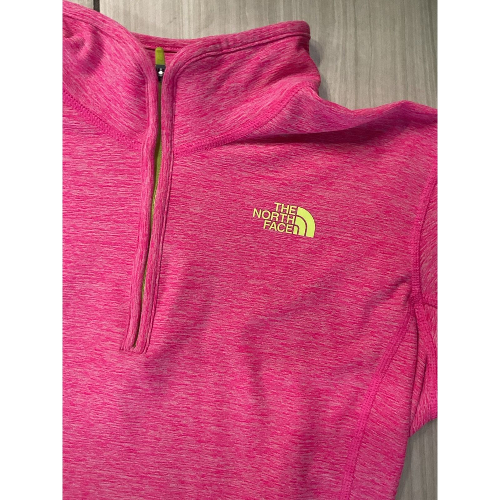 The North Face The North Face Pink Quarter Zip Performance Pullover Size M / US 6-8 / IT 42-44 - 4 Thumbnail
