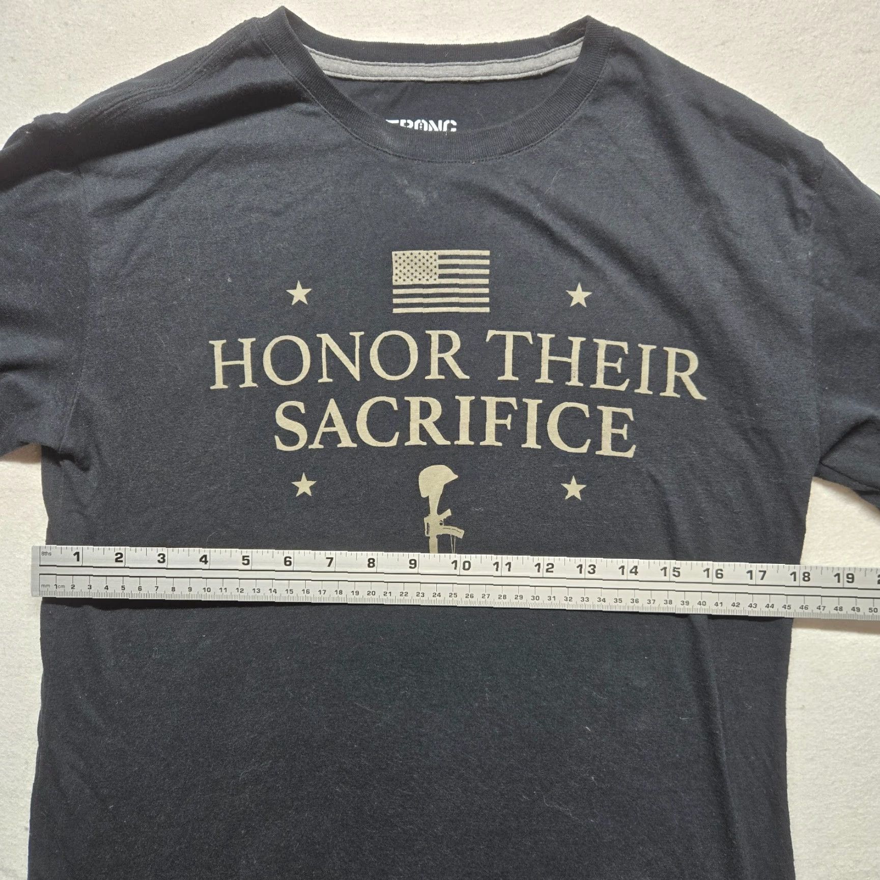 Vintage VINTAGE Hold Fast Military T-Shirt Men Small Black USA Honor Their Sacrifice Patriot Tee Short Sleeve Cotton All Seasons 2020s Size US S / EU 44-46 / 1 - 4 Thumbnail