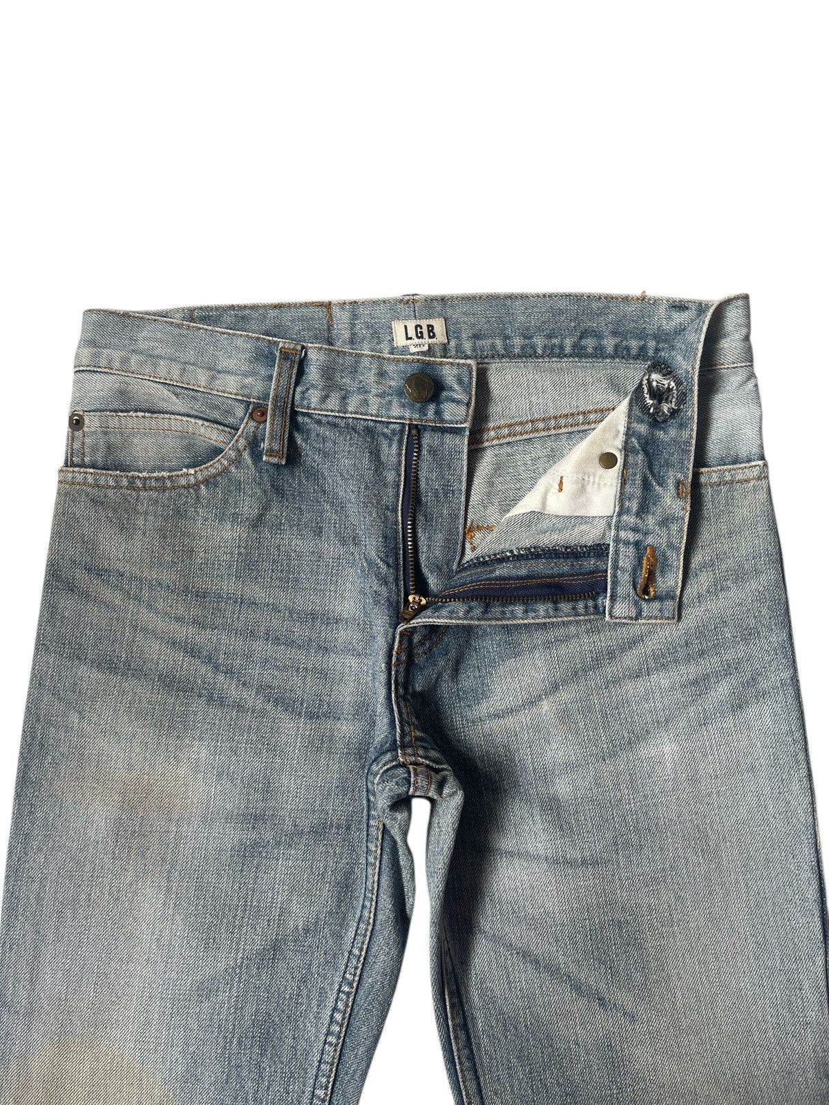 Le Grande Bleu (L.G.B.) OG Le Grand Bleu Washed Quarters Jeans Denim Size US 29 - 9 Thumbnail