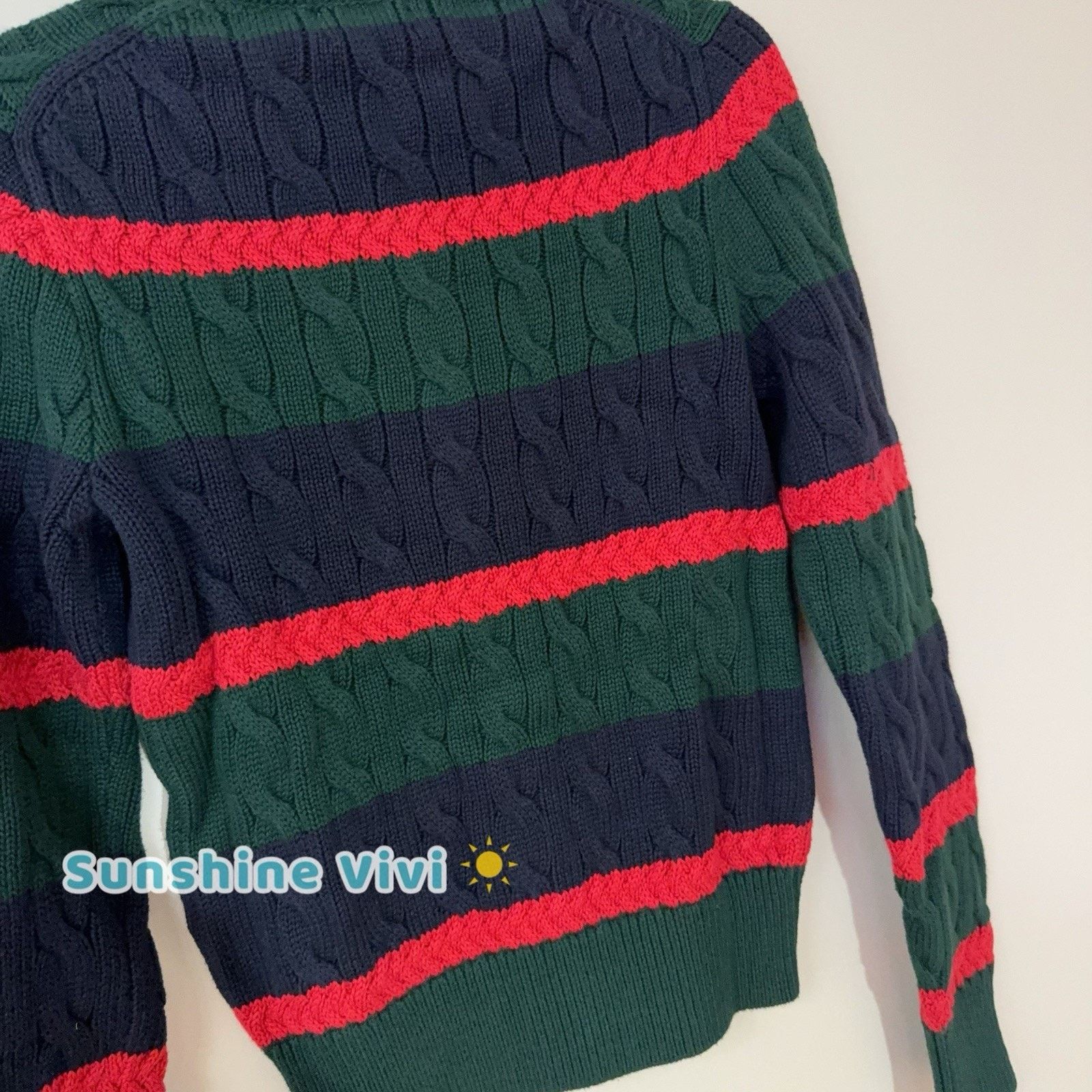 Ralph Lauren NEW Polo Ralph Lauren Women Cable Knit Cardigan Sweater Size XS / US 0-2 / IT 36-38 - 7 Thumbnail