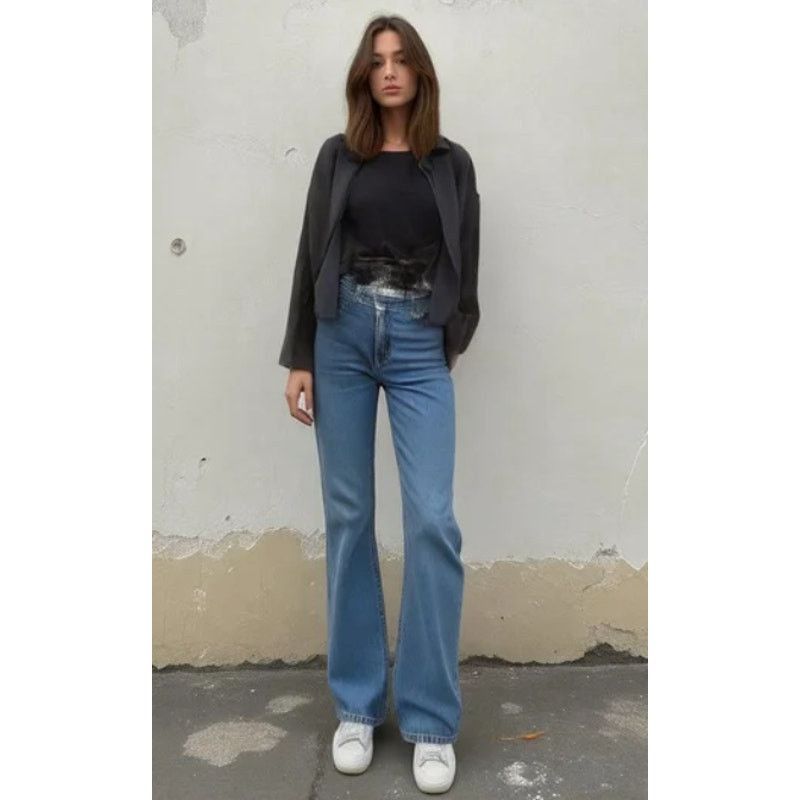 Armani Vintage Y2K Minimalist Navy Belted Jacket Armani Jeans M Size M / US 6-8 / IT 42-44 - 1 Thumbnail