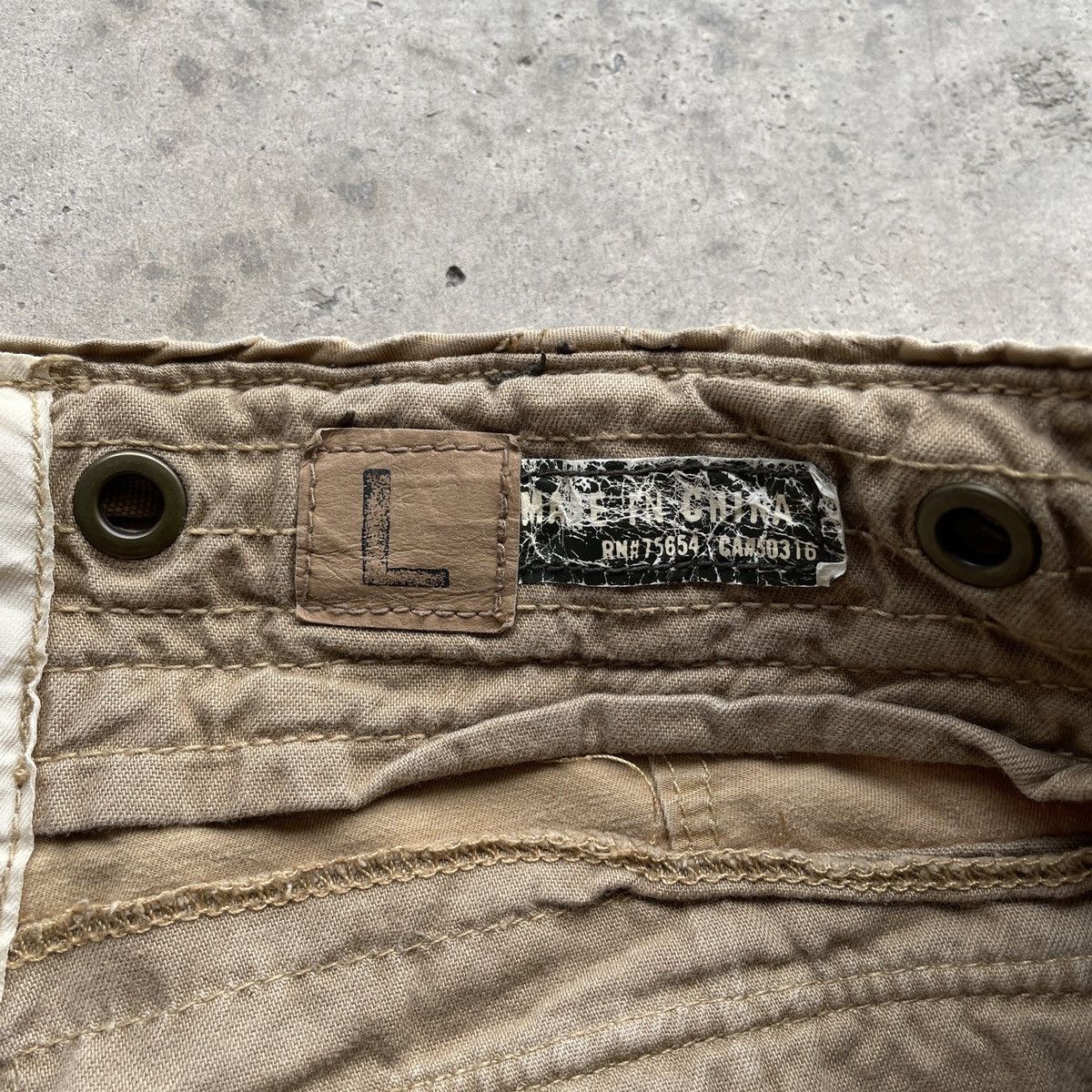 Abercrombie & Fitch × Vintage Abercrombie And Fitch Faded Cargo Pants Tactical W38x31 Size US 38 / EU 54 - 10 Thumbnail