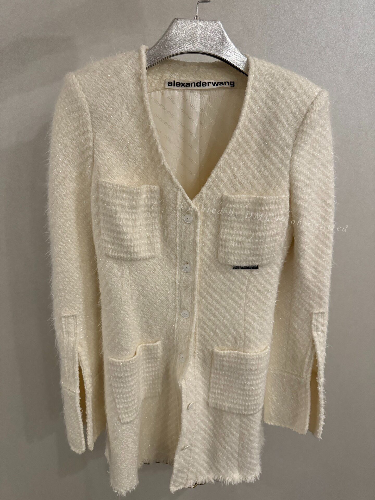 Alexander Wang Alexander Wang Chain Tweed Jacket Size XS / US 0-2 / IT 36-38 - 1 Thumbnail