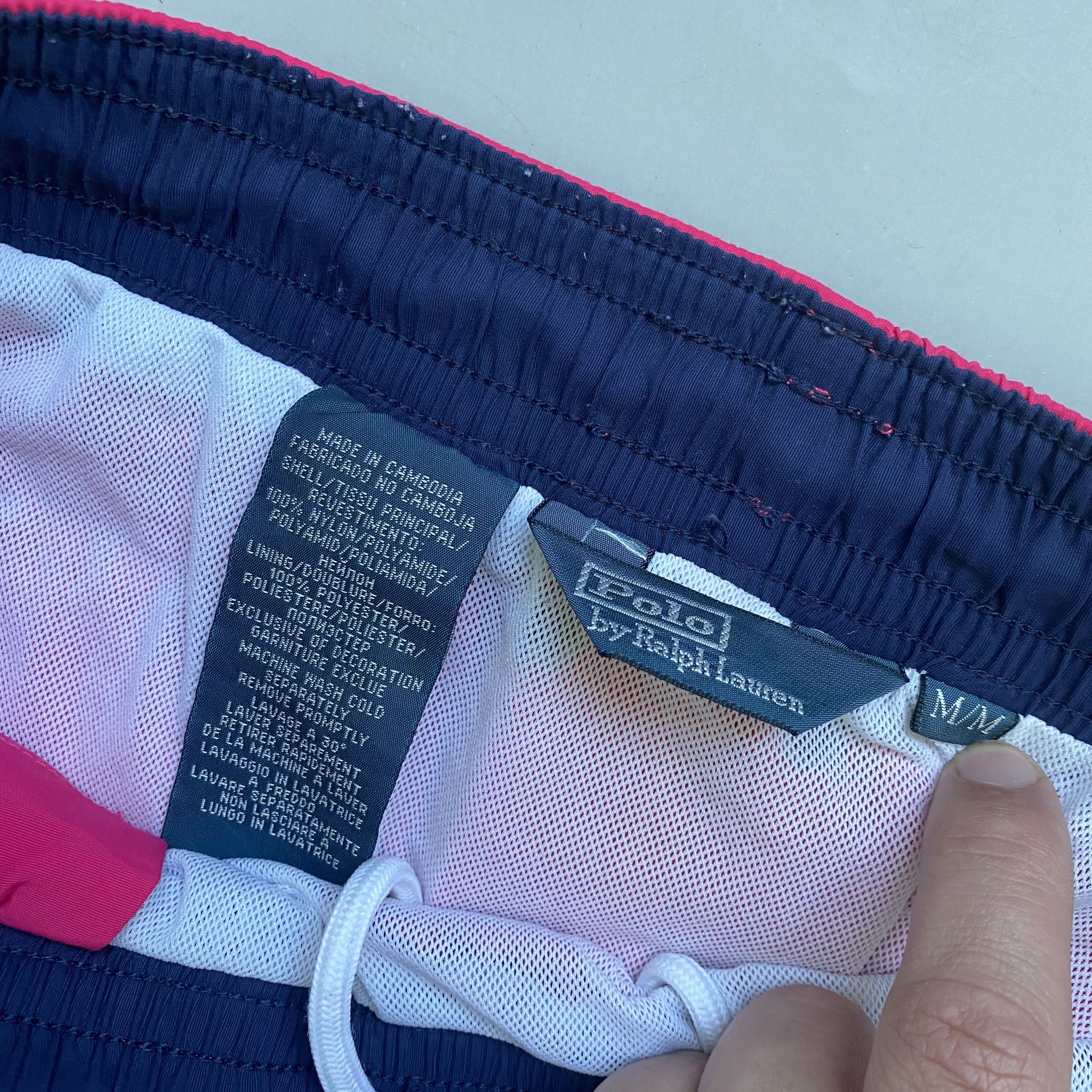 Polo Ralph Lauren 🏝️Vintage Polo Ralph Lauren Swim Trunks shorts Pink Summer Size US 32 / EU 48 - 5 Thumbnail