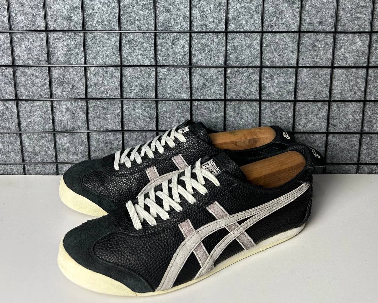 Asics × Leather × Streetwear Vintage Asics Tiger Onitsuka Leather 