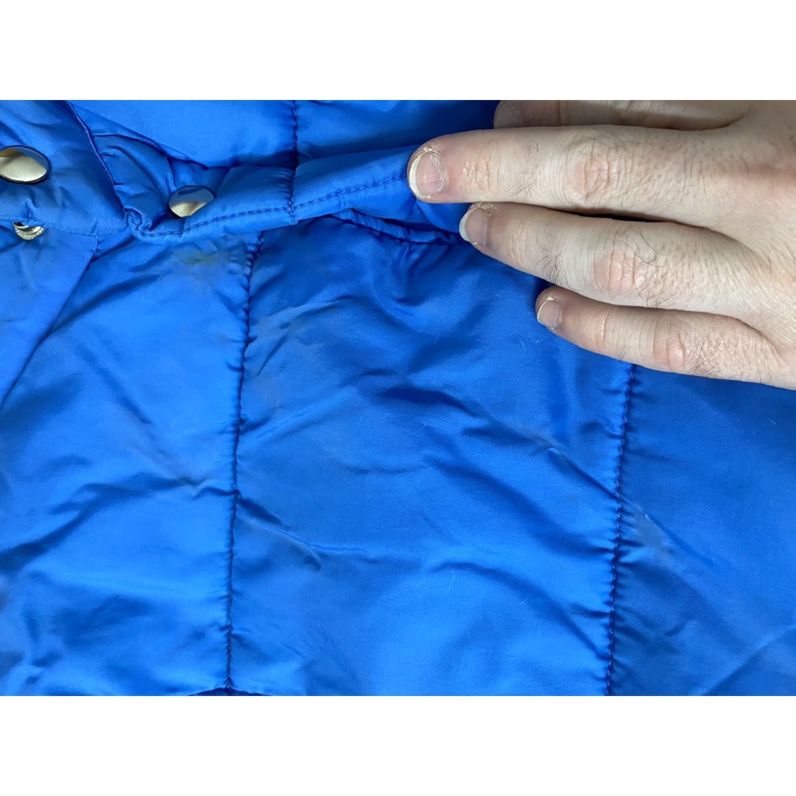 Vintage VINTAGE Jc Penney Blue Puffer Vest Mens L Size Navy Blue Nylon Down Insulated Vest Size US L / EU 52-54 / 3 - 7 Thumbnail