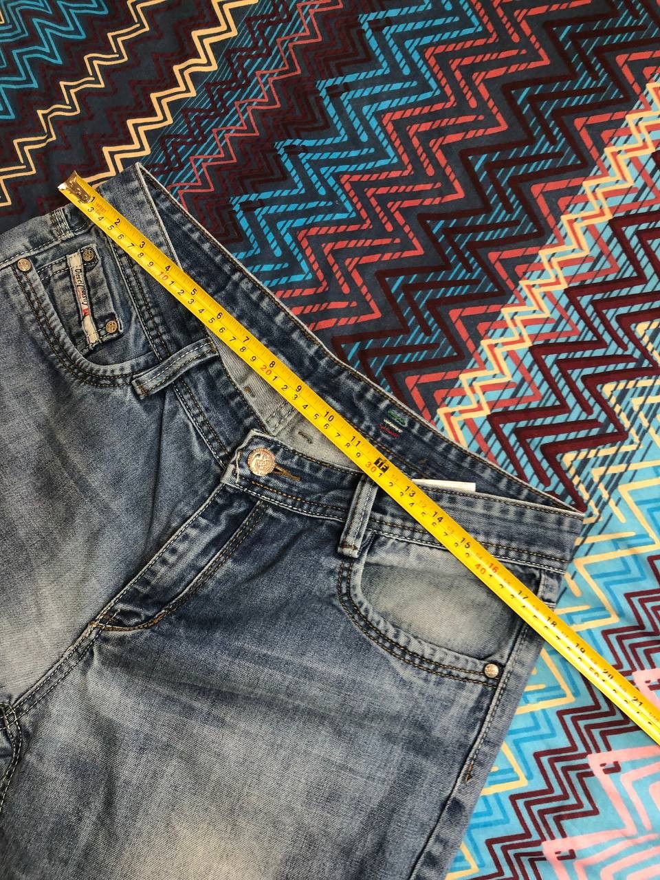 Diesel 00’s Vintage Diesel Denim Jeans Y2K Glamour Size US 36 / EU 52 - 15 Thumbnail