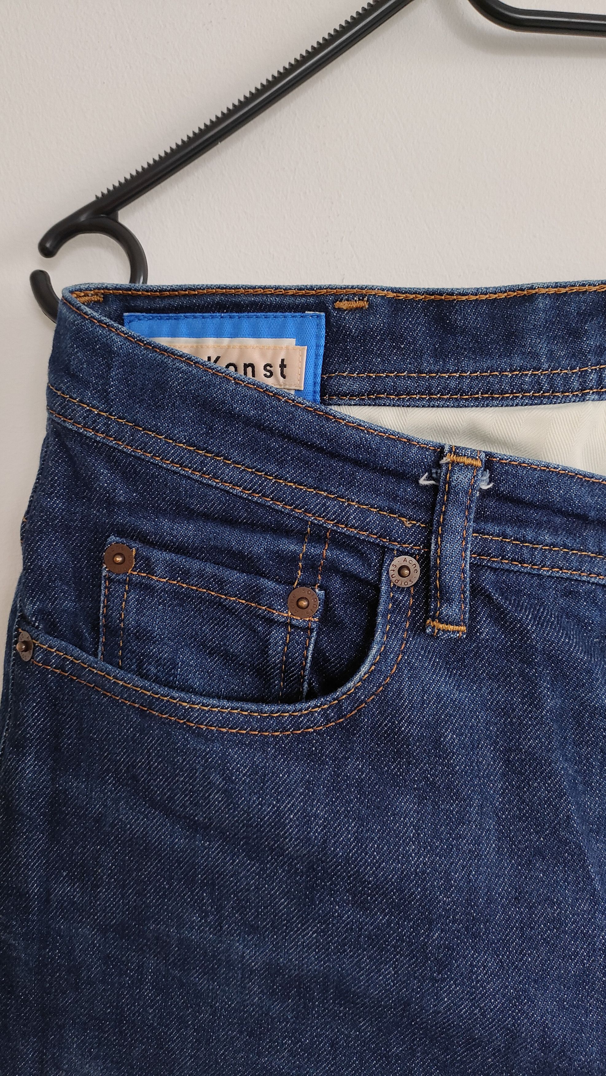 Acne Studios Acne Studios Blå Konst River Indigo Jeans Size US 30 / EU 46 - 7 Thumbnail