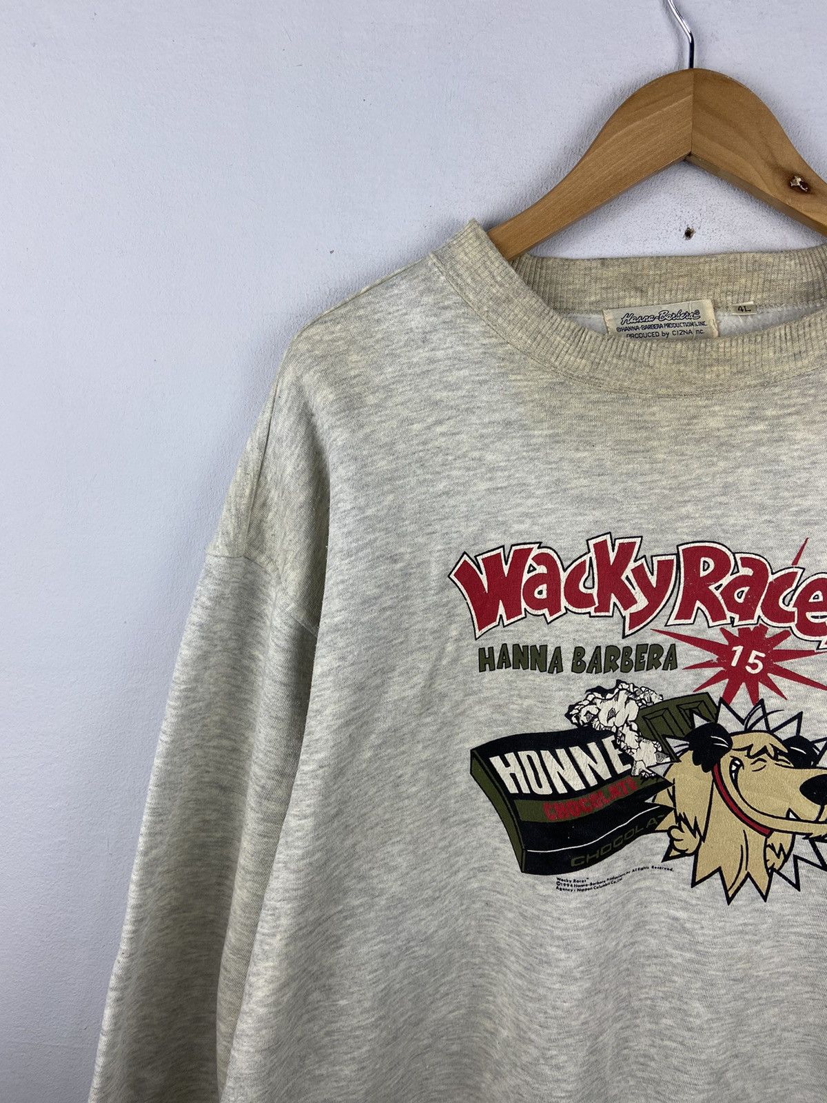 Cartoon Network × Vintage Vintage Wackey Races Hanna Barbara Cartoon Sweatshirt Size US L / EU 52-54 / 3 - 2 Thumbnail