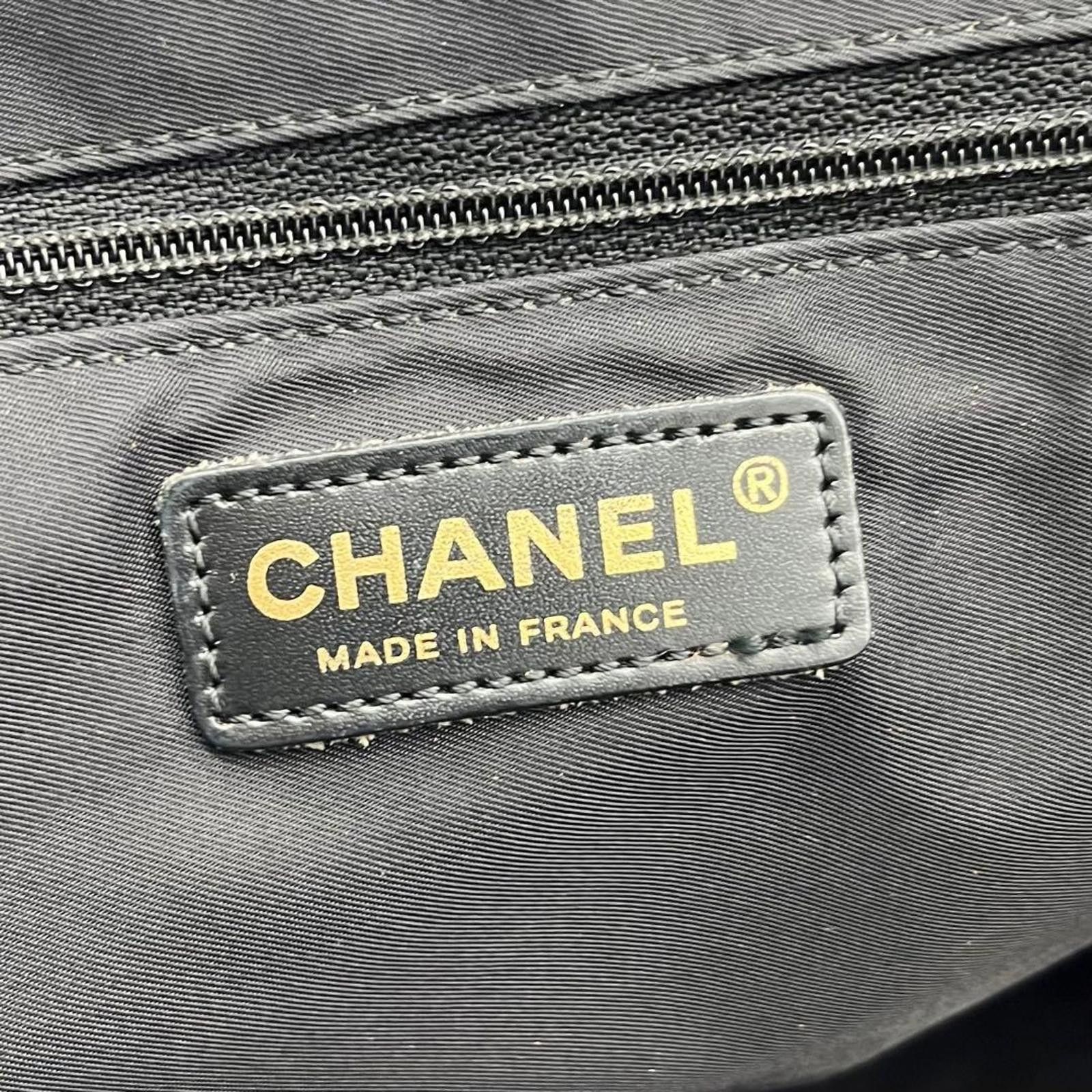 Chanel Chanel - Black Quilted Nylon Tote Bag Size ONE SIZE - 8 Thumbnail