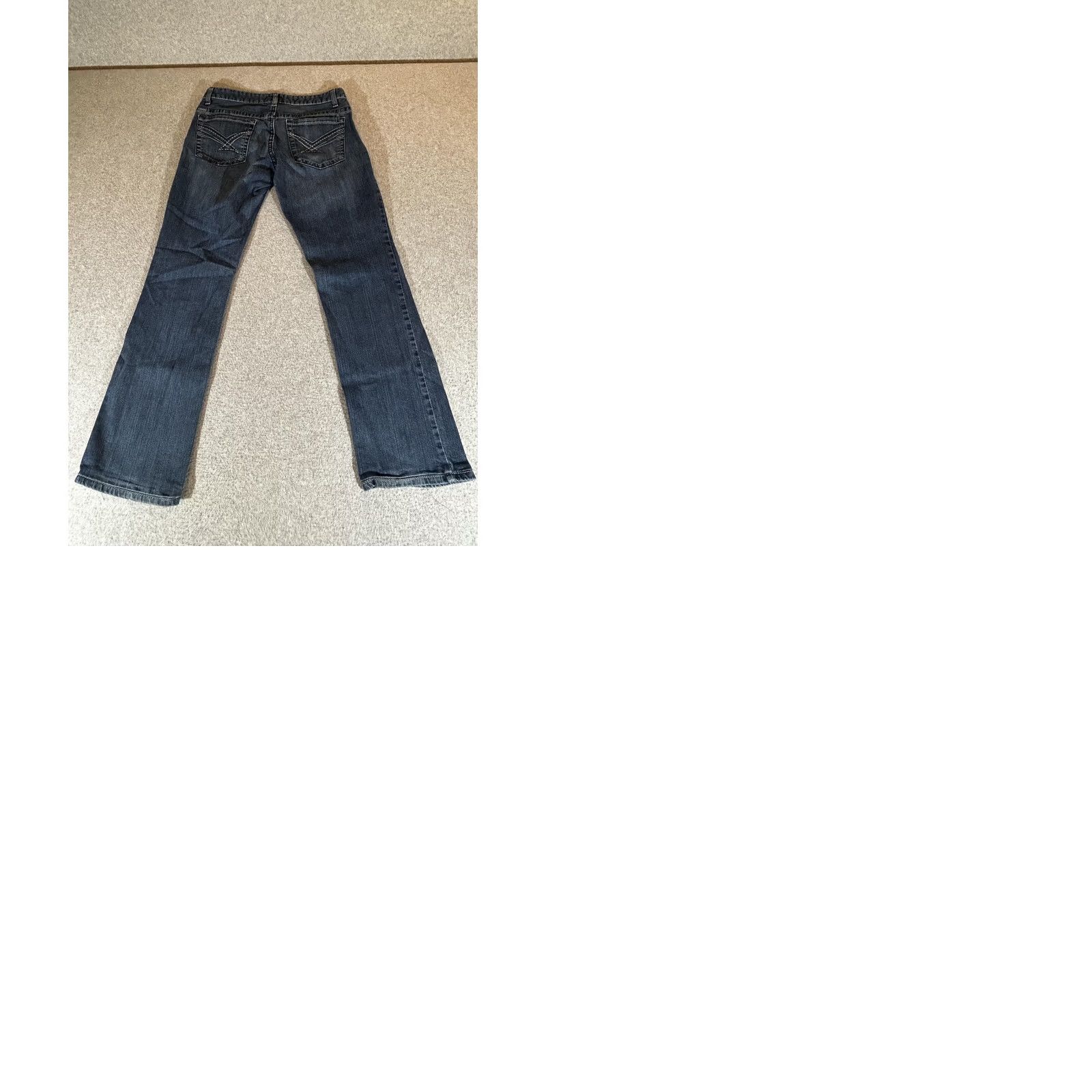 Vintage Cinch Ada Womens Dark Wash Bootcut Stretch Jeans 28/5R Mid Rise Relaxed 5-Pocket Denim Cotton Spandex Women Jeans Mens Womens Size 28" / US 6 / IT 42 - 9 Thumbnail