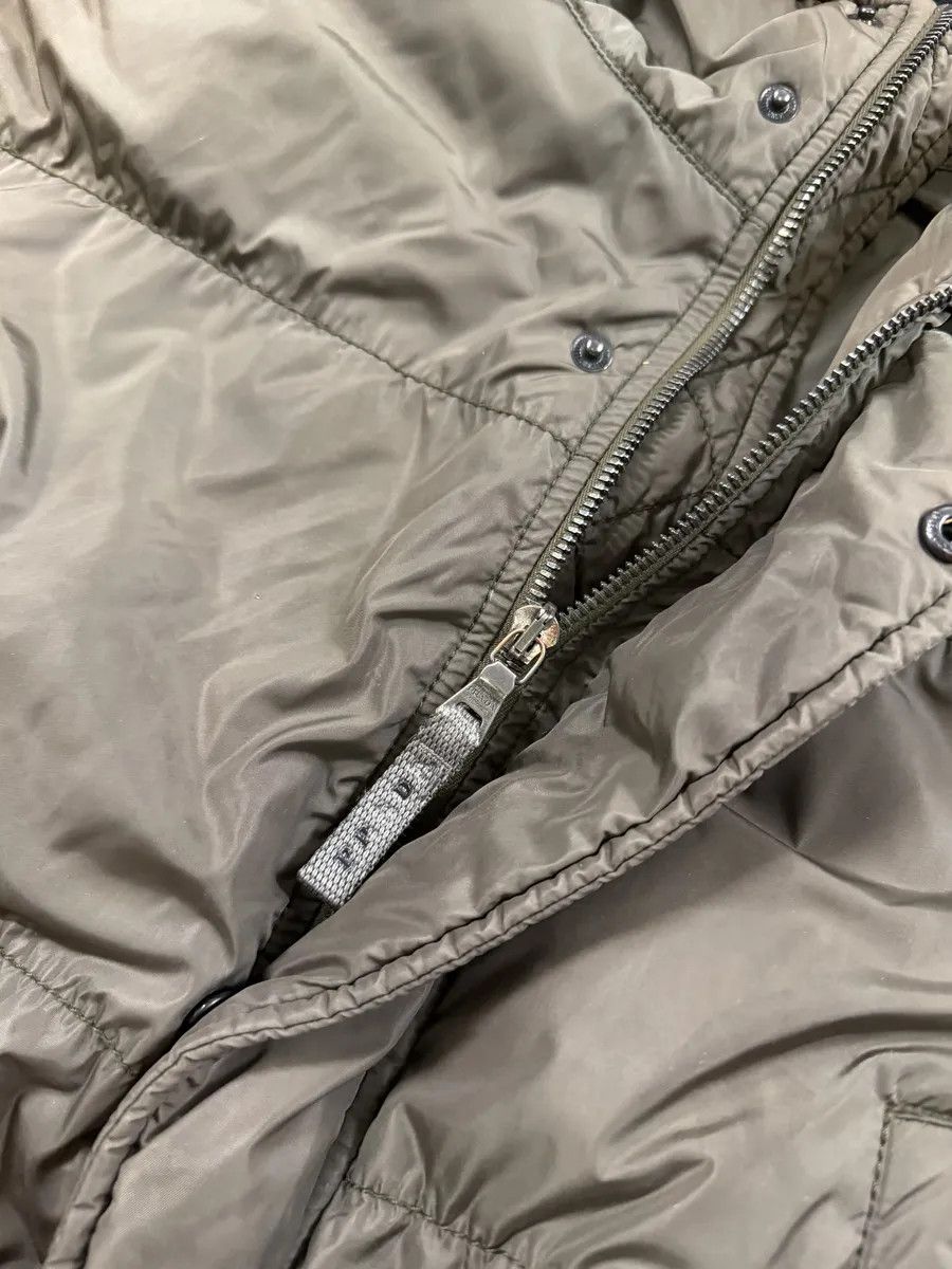 Prada AW2006 Prada Khaki Green Fur Hooded Puffer Jacket Size US L / EU 52-54 / 3 - 16 Thumbnail