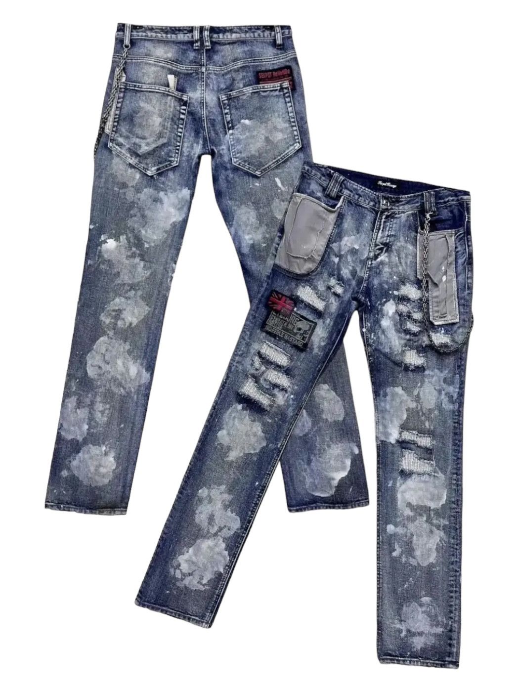 Revenge × Seditionaries FYE💥SEXPOT REVENGE TOKYO Thrash Punk Metal Distressed Denim Size US 31 - 1 Thumbnail
