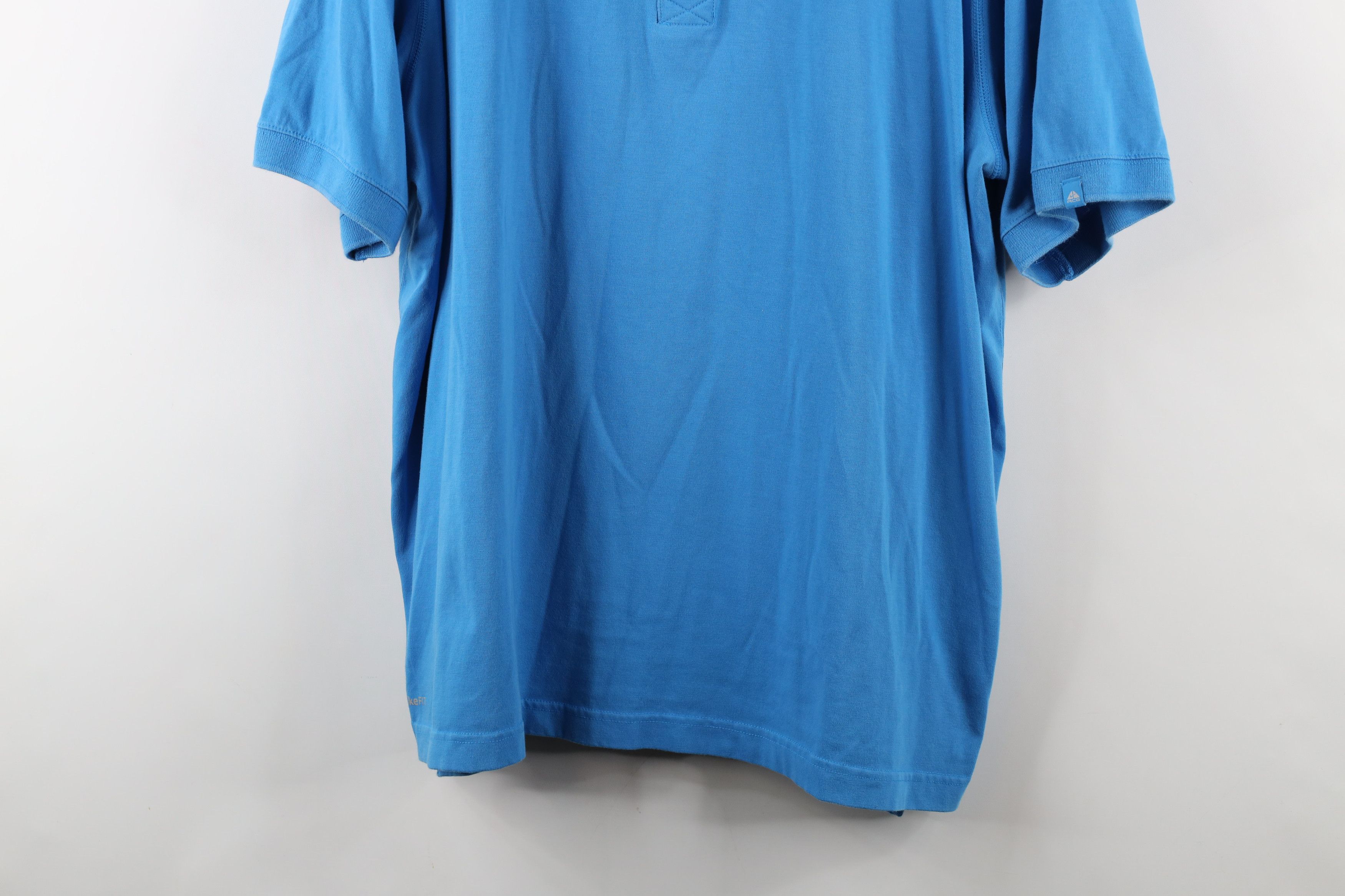 Nike × Vintage Vintage Nike ACG Travis Mini Swoosh Collared Polo Shirt Size US XXL / EU 58 / 5 - 3 Thumbnail