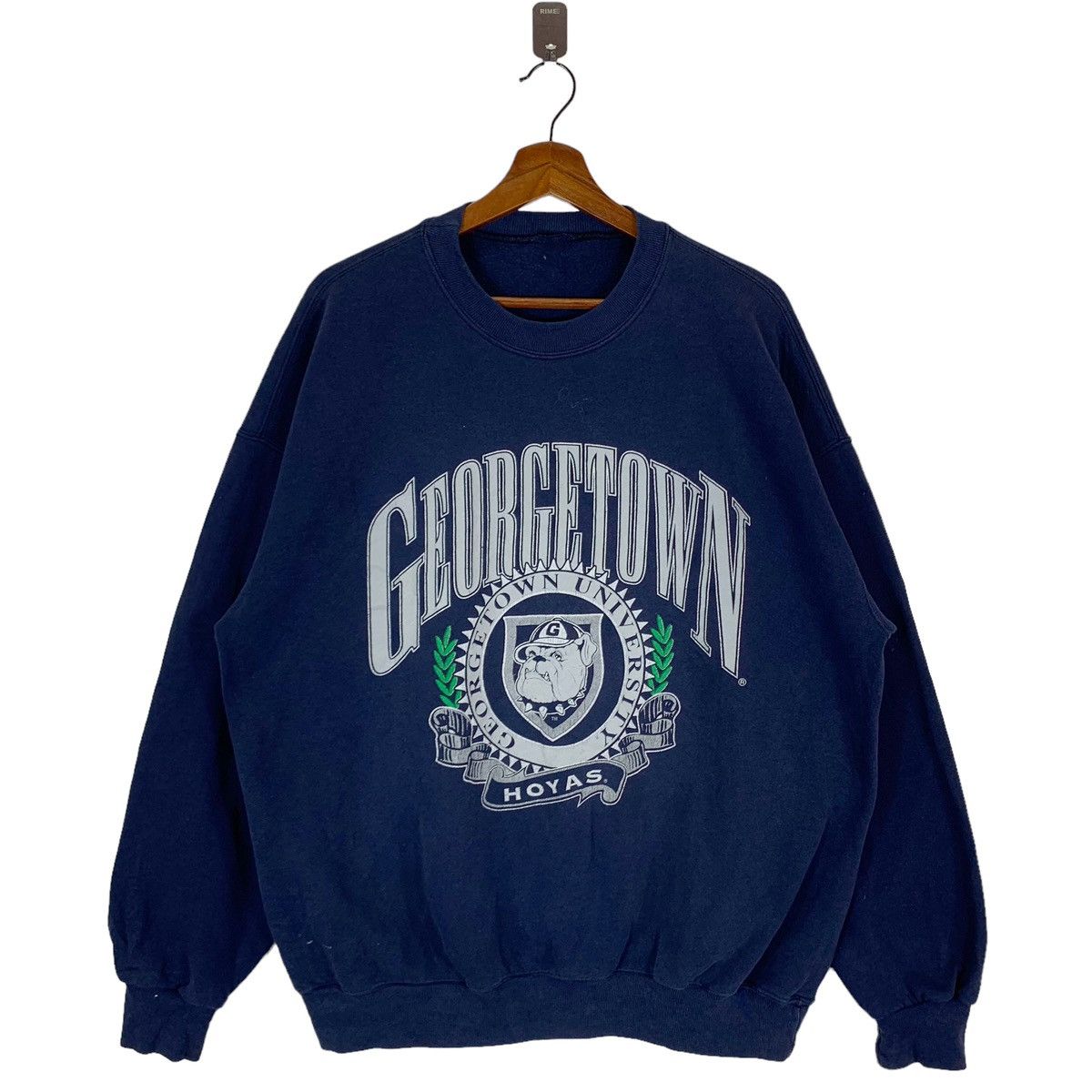 VINTAGE GEORGETOWN HOYAS UNIVERSITY COLLEGE CREWNECK