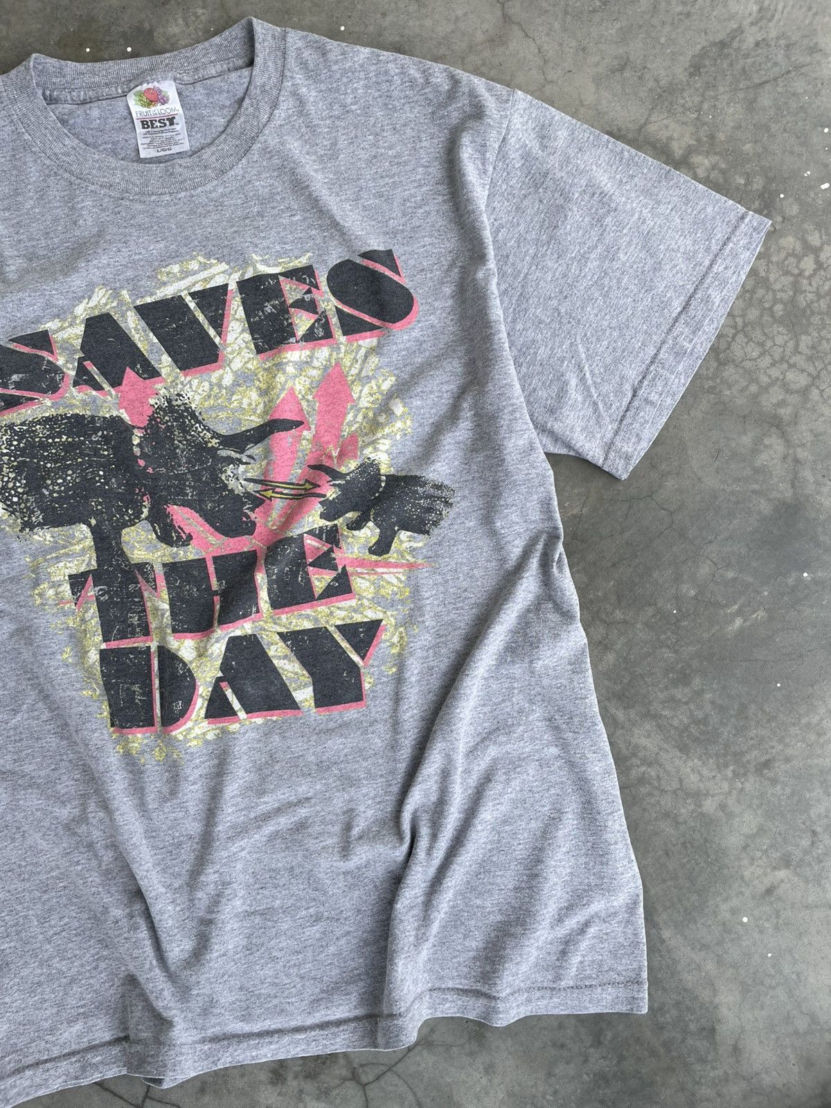 Band Tees VTG 00s Saves The Day Size US L / EU 52-54 / 3 - 3 Thumbnail