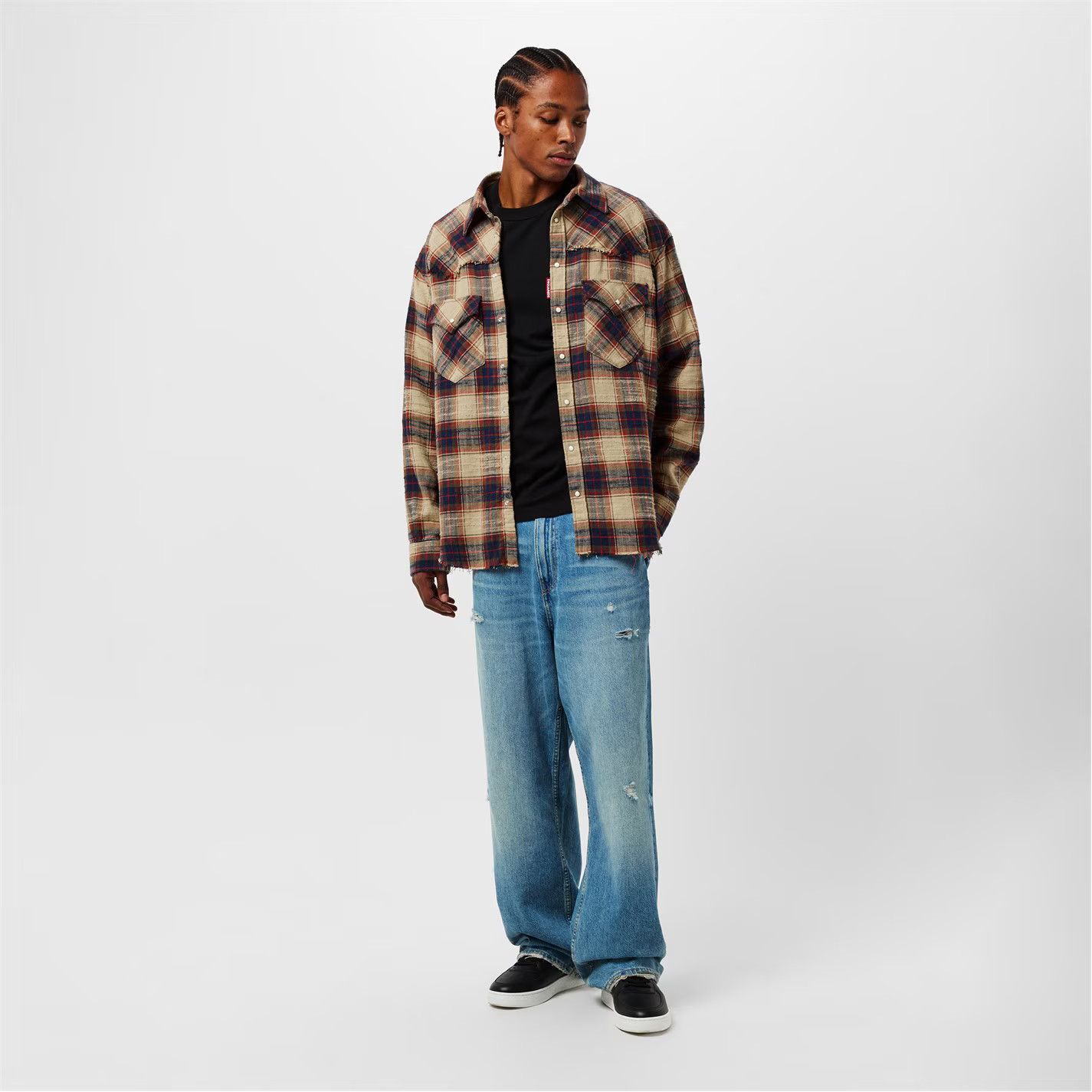 Dsquared2 o1g2r1mq0426 Long Sleeve Cowboy Shirt in Multicolor Size US XL / EU 56 / 4 - 6 Thumbnail