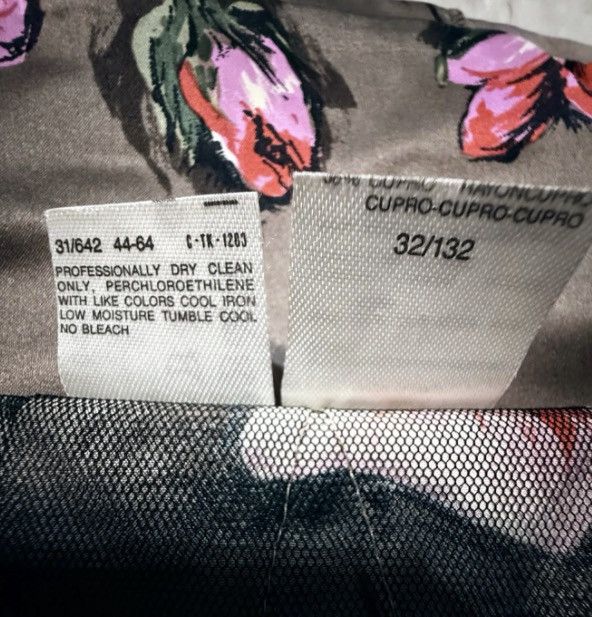 Sportmax VTG Sportmax Silk Floral Tulip Pencil Skirt IT 44 / US 10 Size 32" / US 10 / IT 46 - 6 Thumbnail
