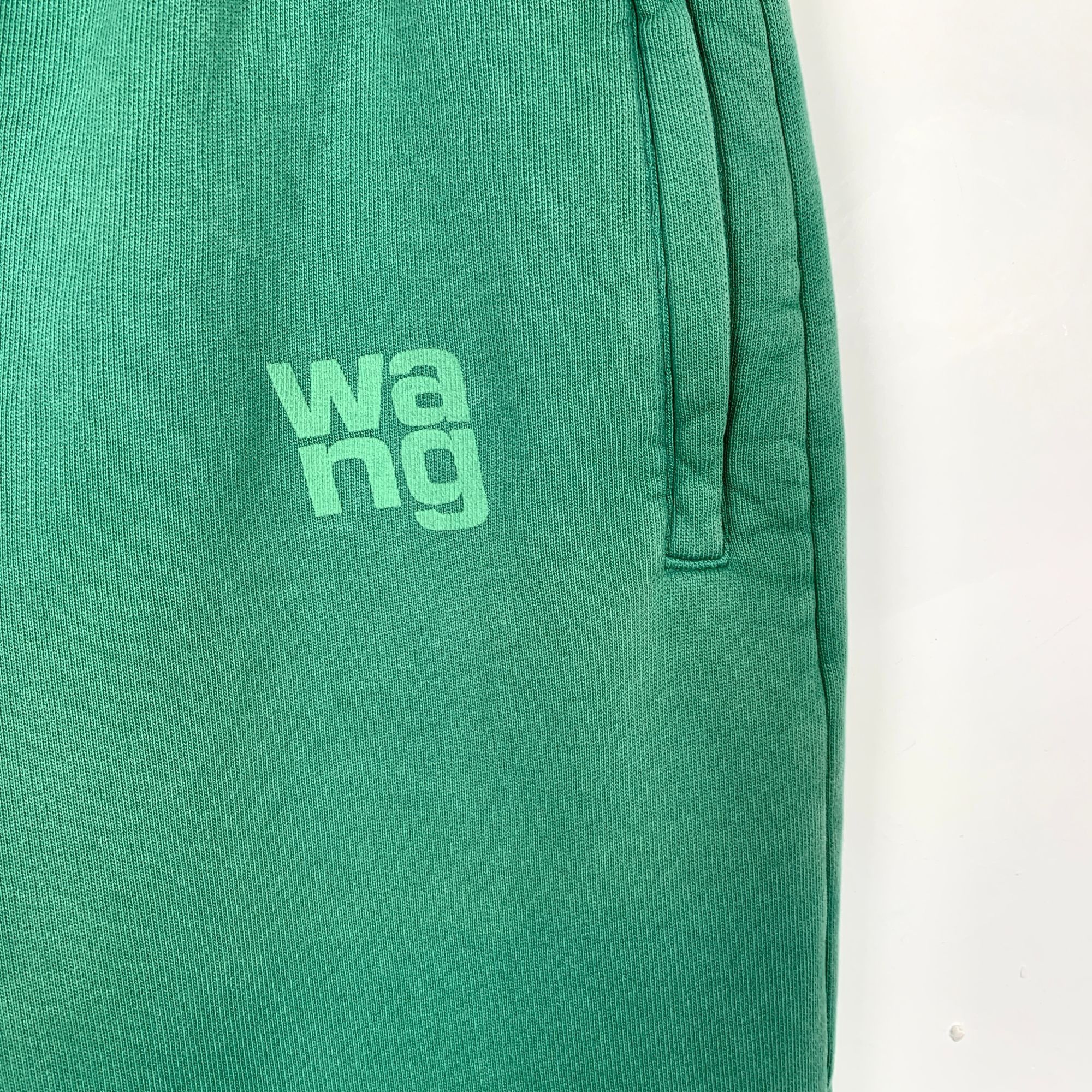 Alexander Wang Alexander Wang.T Green Jogger Sweatpants Elastic Waistband P Size 27" / US 4 / IT 40 - 4 Thumbnail