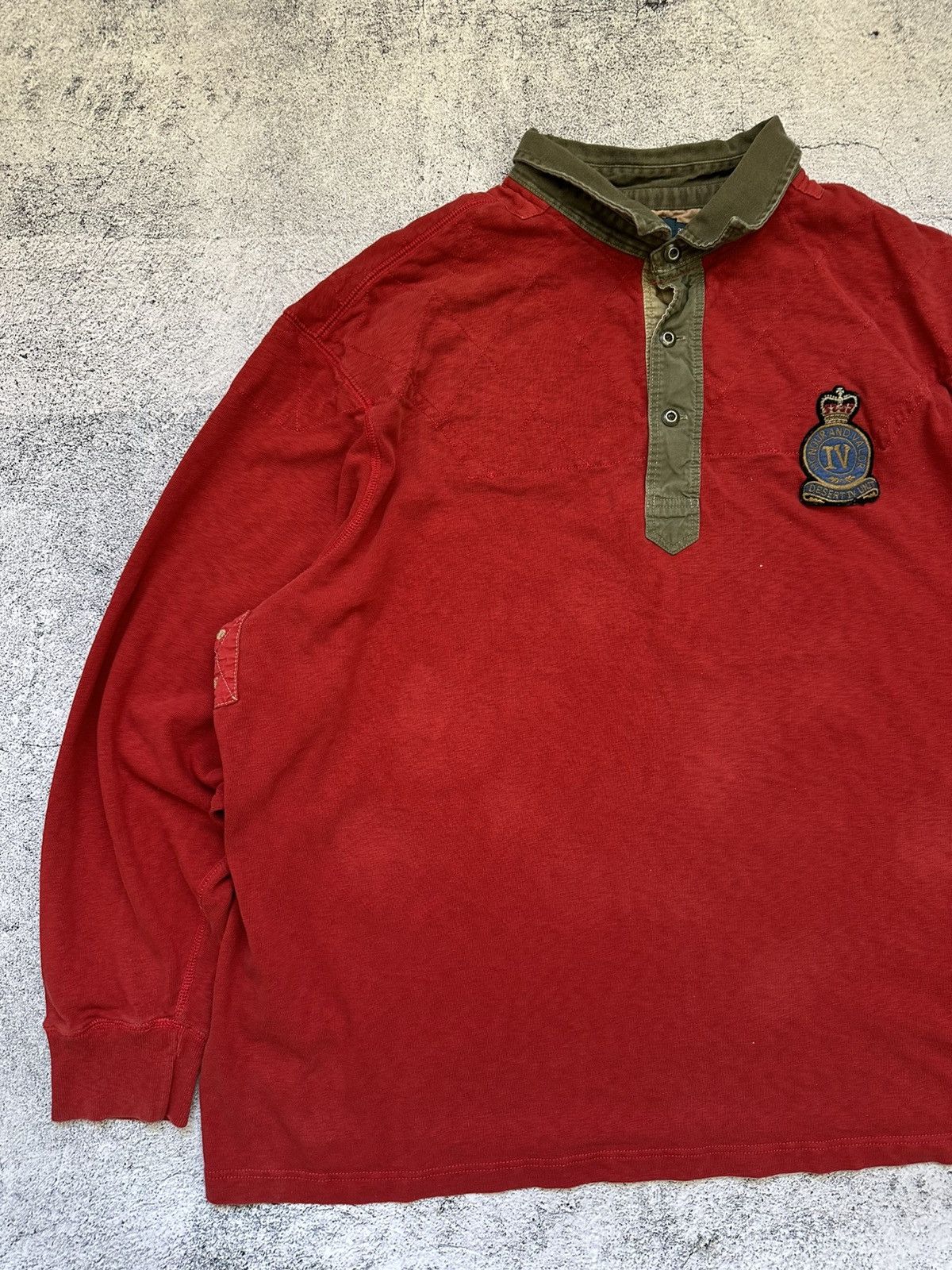 Polo Ralph Lauren Great Britain Polo Ralph Lauren Long Sleeve Flag Y2K Size US XXL / EU 58 / 5 - 3 Thumbnail