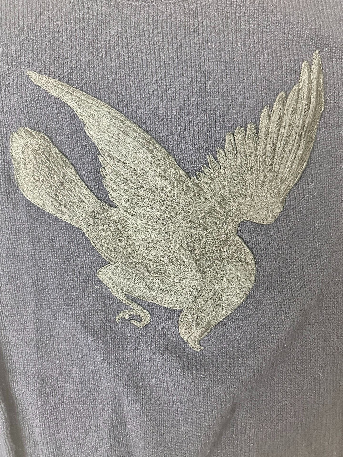 Gucci Gucci Eagle embroidered wool sweater 2501-Nextarrow Size US L / EU 52-54 / 3 - 8 Thumbnail