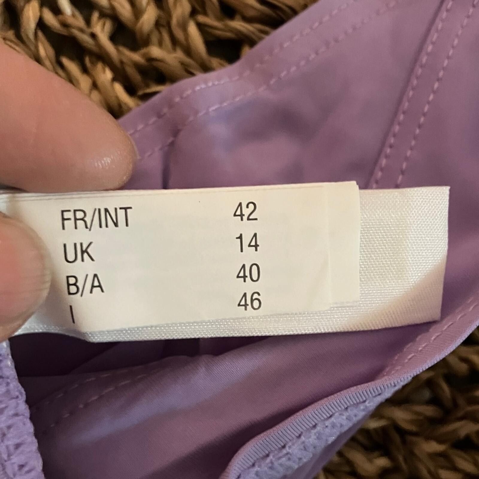 Other NWOT Etam Lavender Bow Bikini Set Size ONE SIZE - 6 Thumbnail