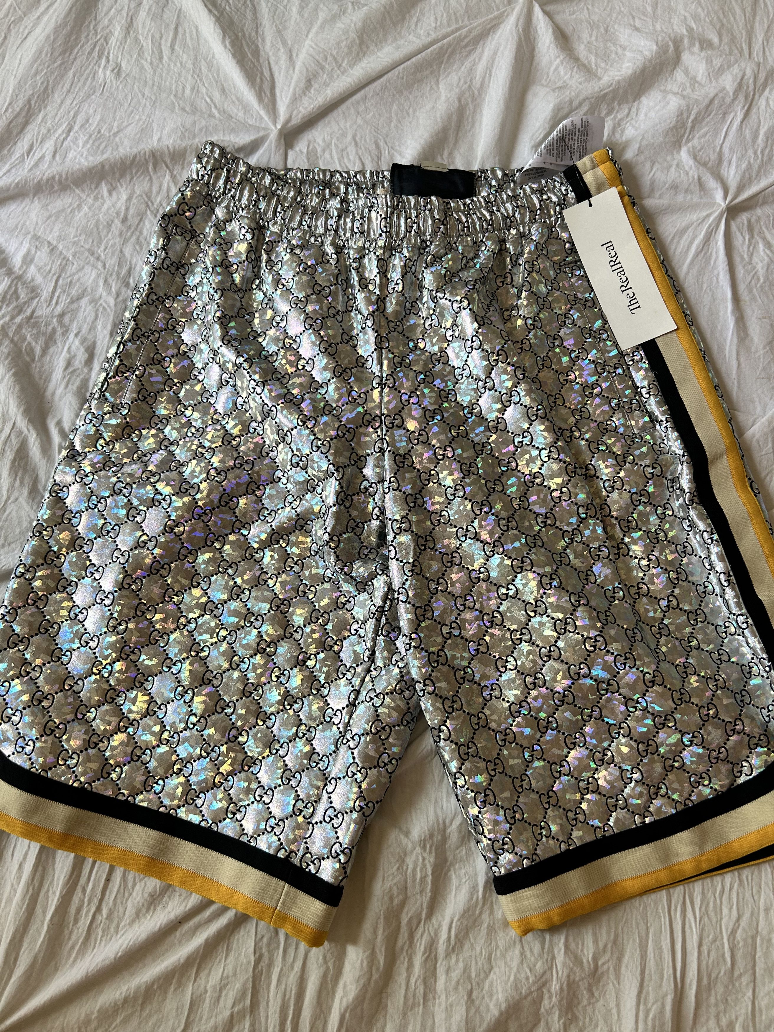 image of 2019 Gucci Iridescent Shorts Xs, Men's (Size 33)
