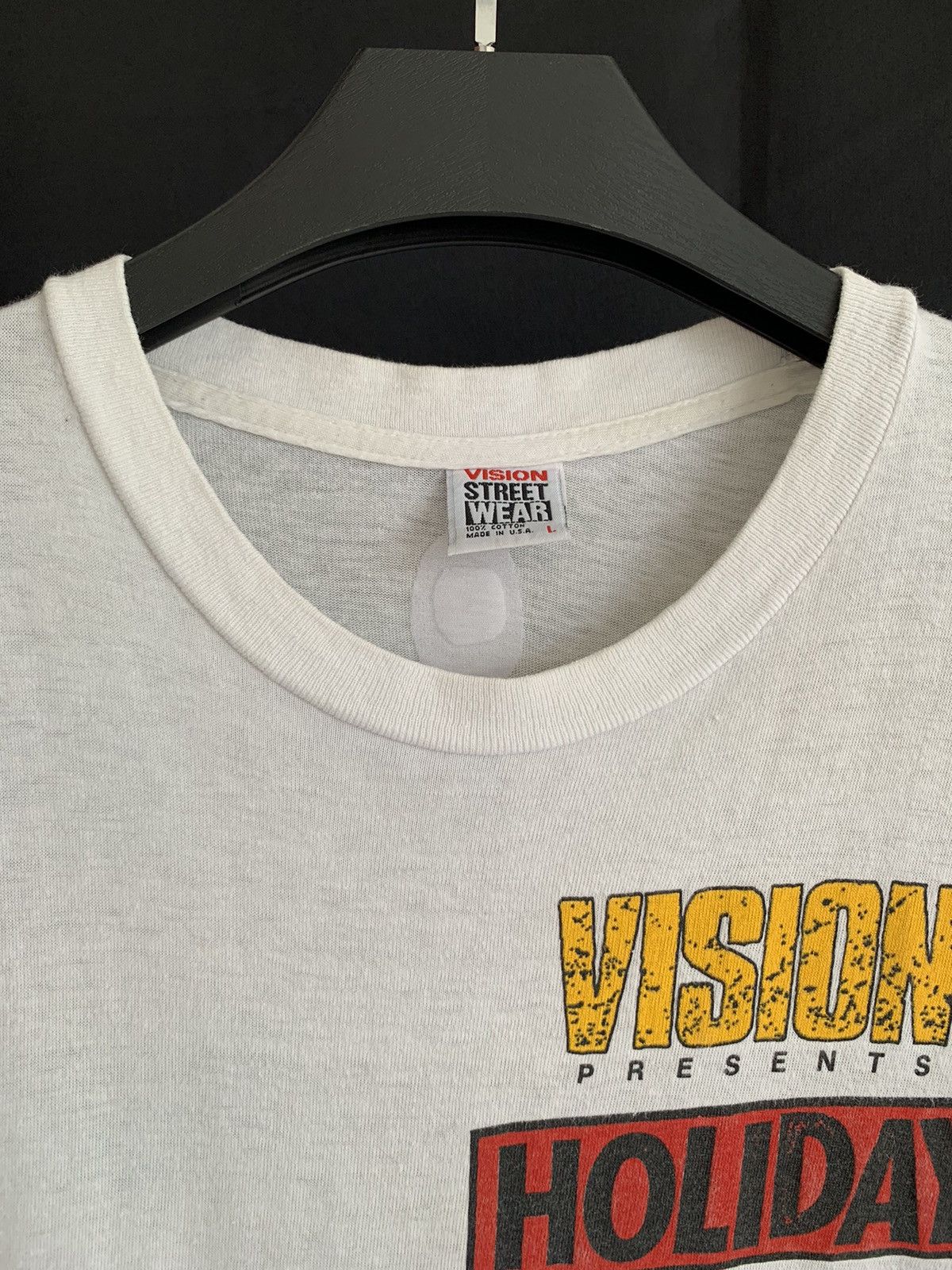 Powell Peralta Vintage 80s Vision Street Wear "Public Holiday" Size US L / EU 52-54 / 3 - 3 Thumbnail