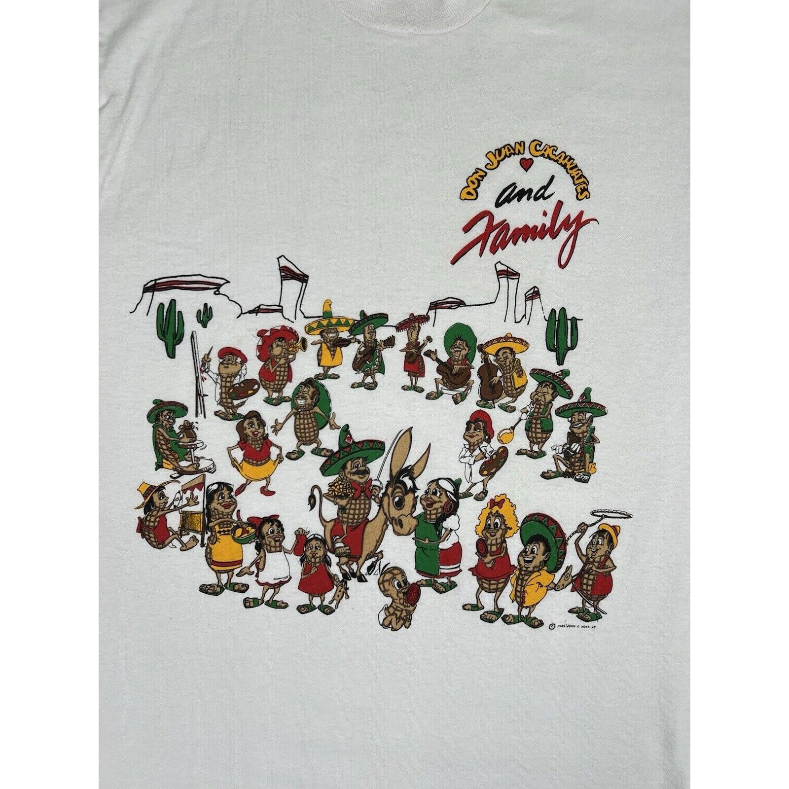 Vintage Vintage Don Juan Cacahuates T-Shirt Mexico Mexican Funny Hum Size US L / EU 52-54 / 3 - 2 Thumbnail